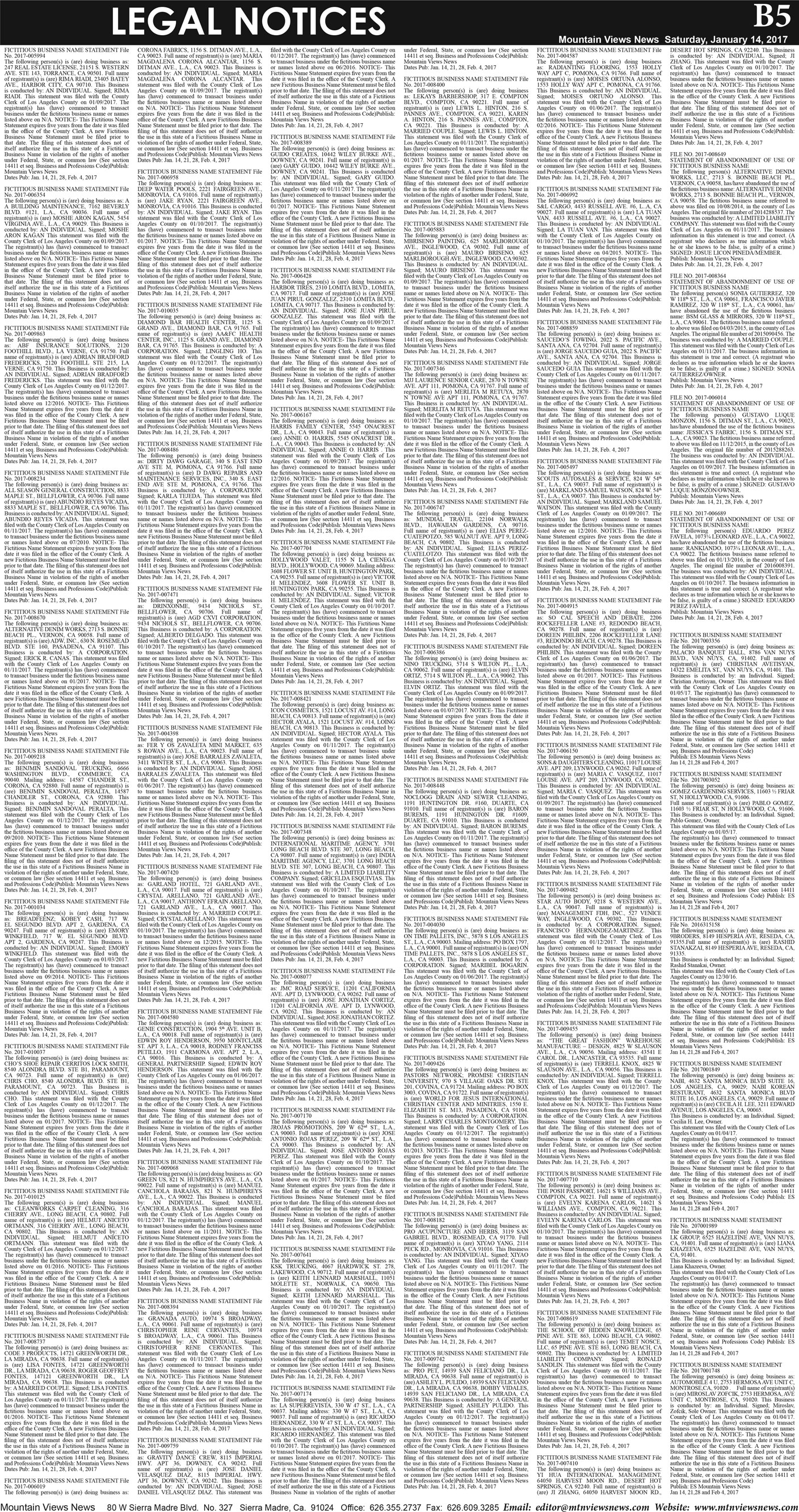 MVNews this week:  Page B:5