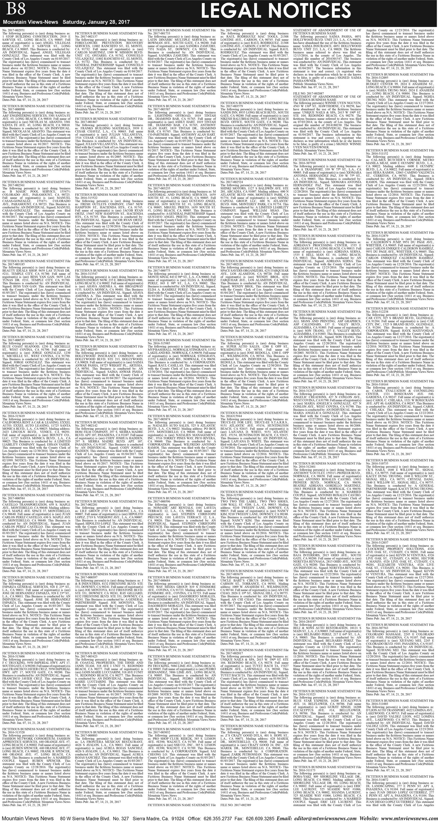 MVNews this week:  Page B:8