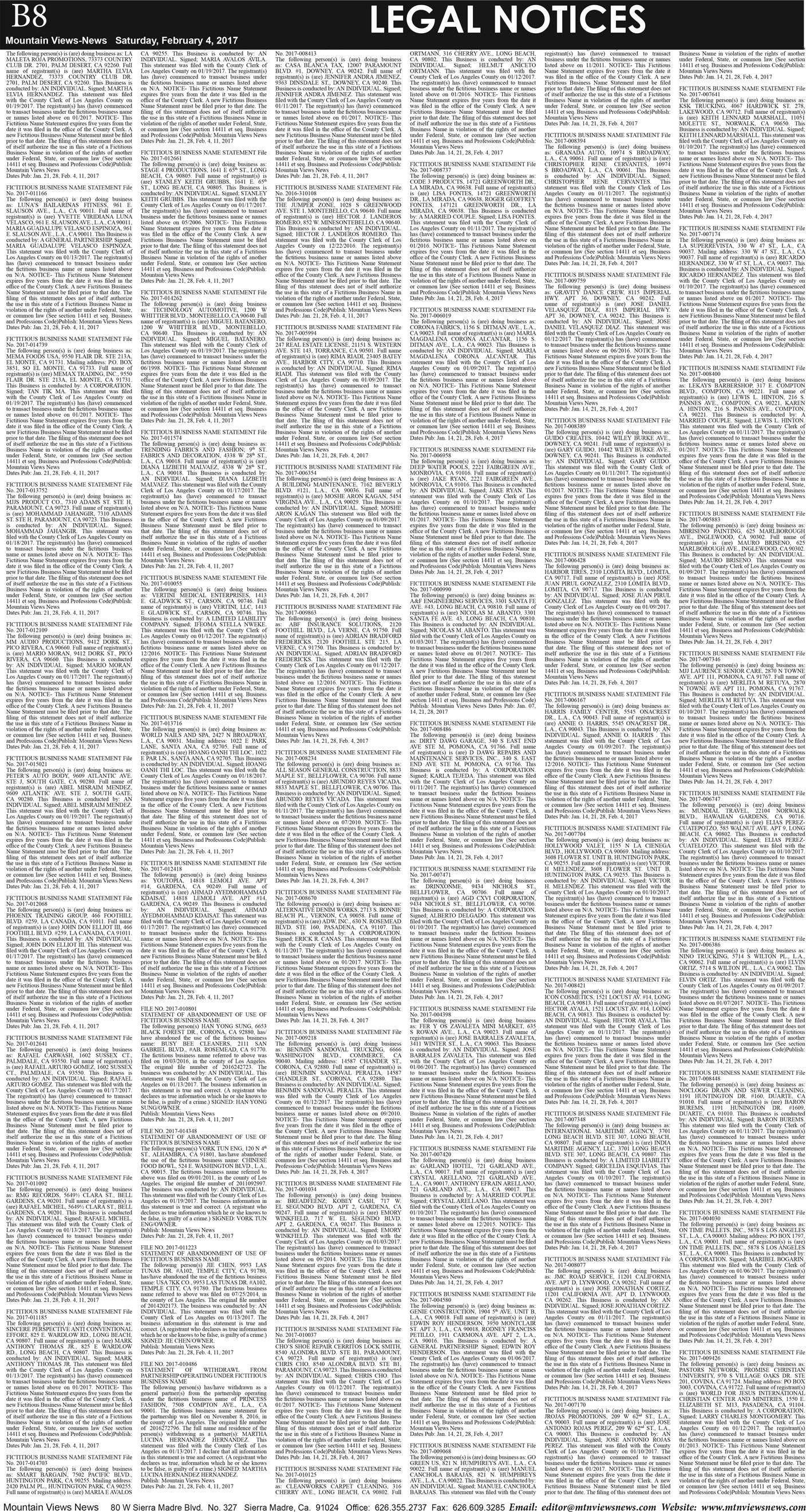 MVNews this week:  Page B:8