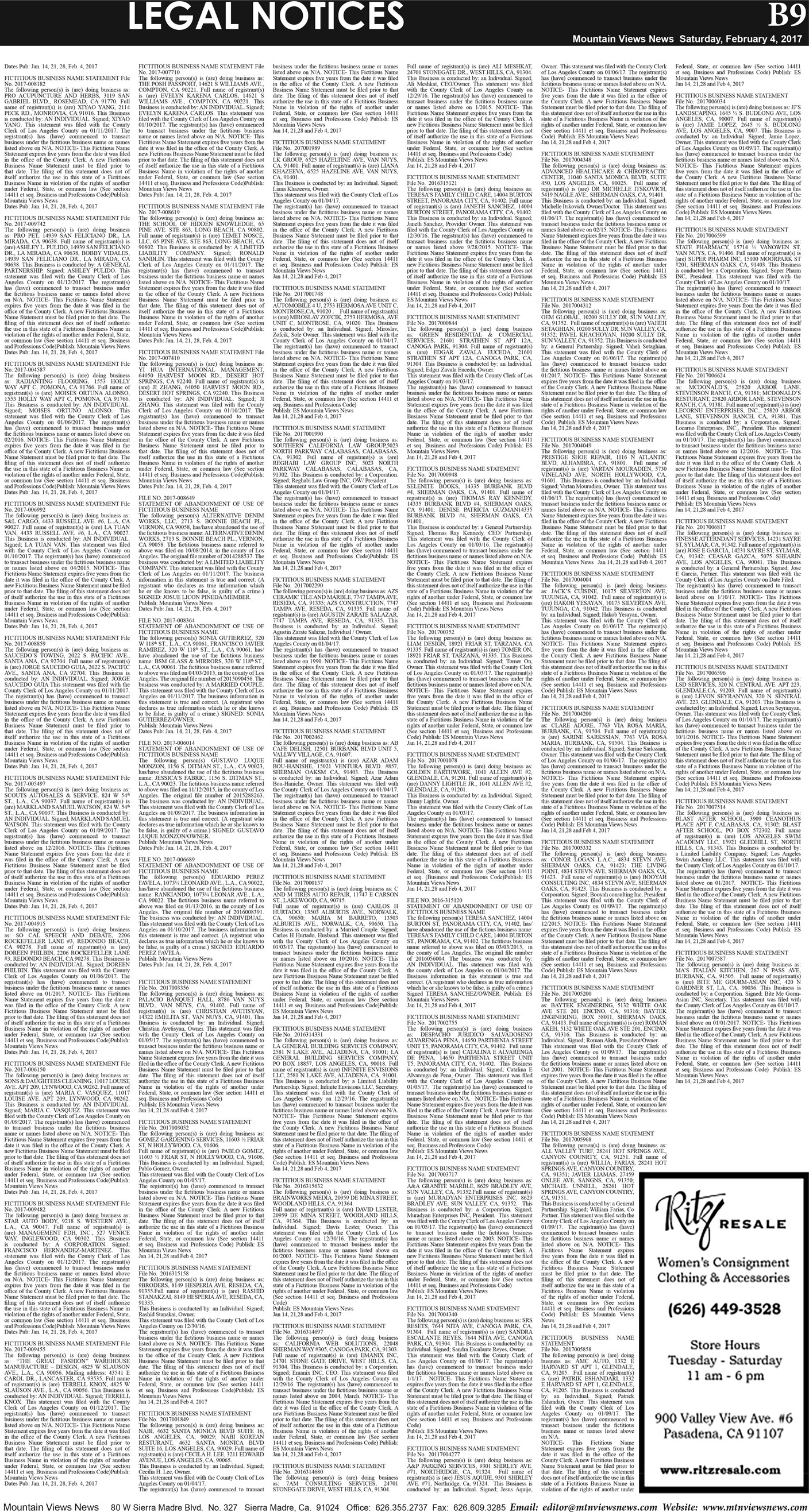 MVNews this week:  Page B:9