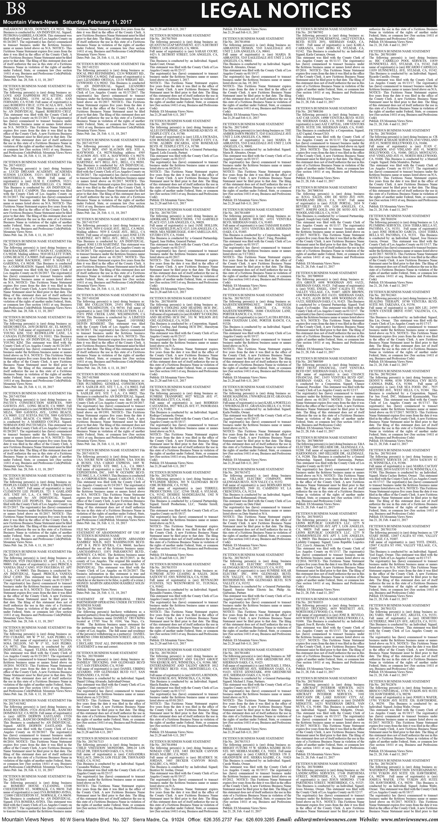 MVNews this week:  Page B:8