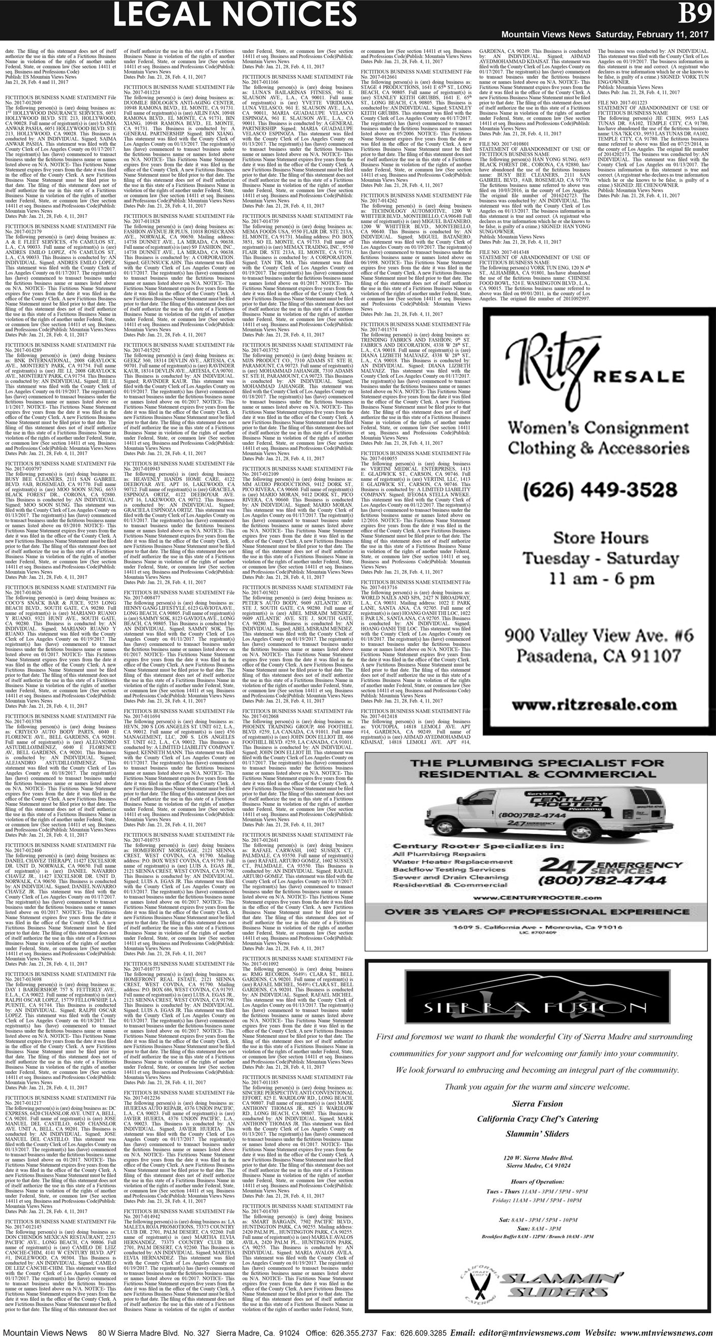 MVNews this week:  Page B:9