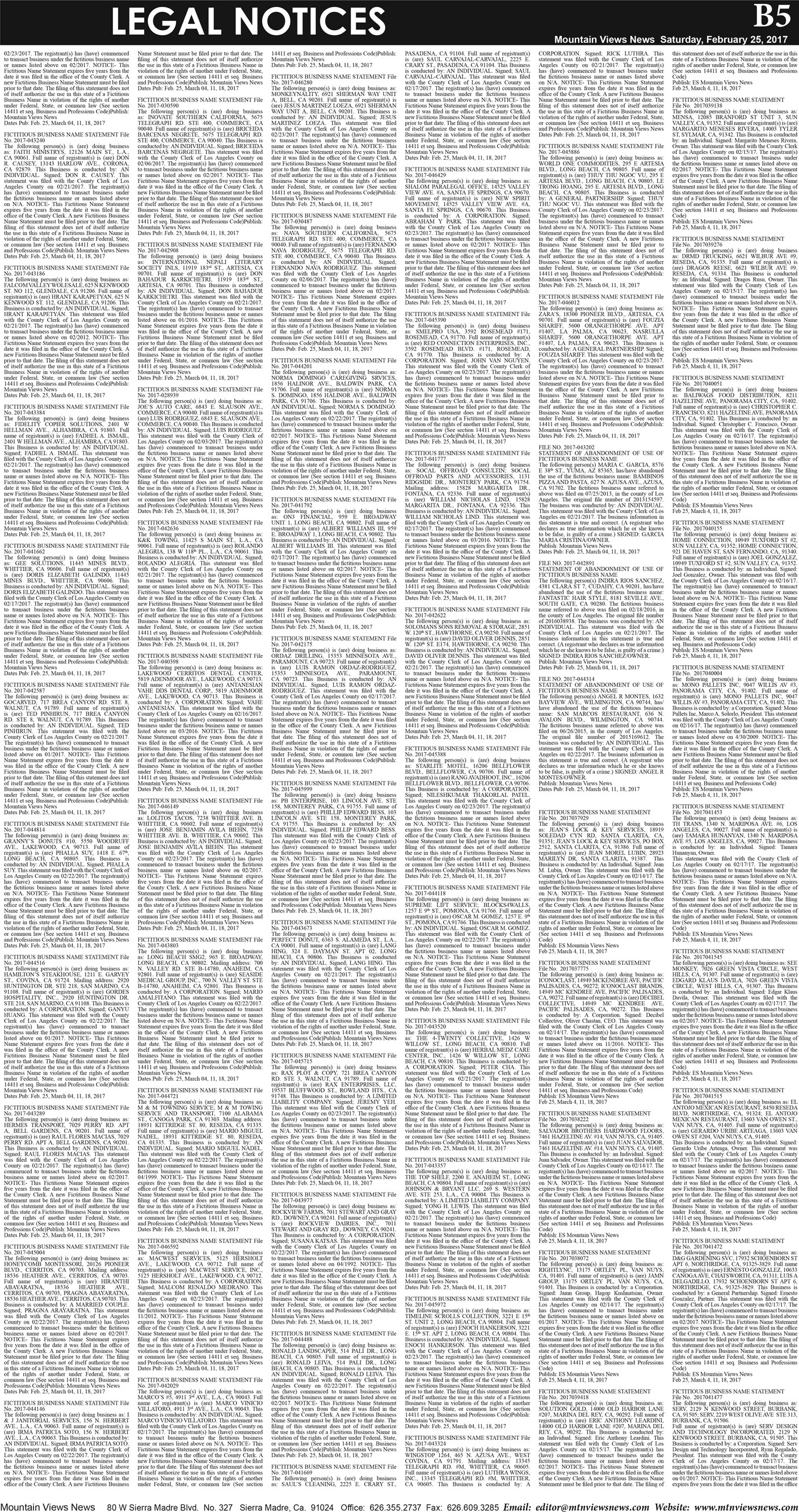 MVNews this week:  Page B:5