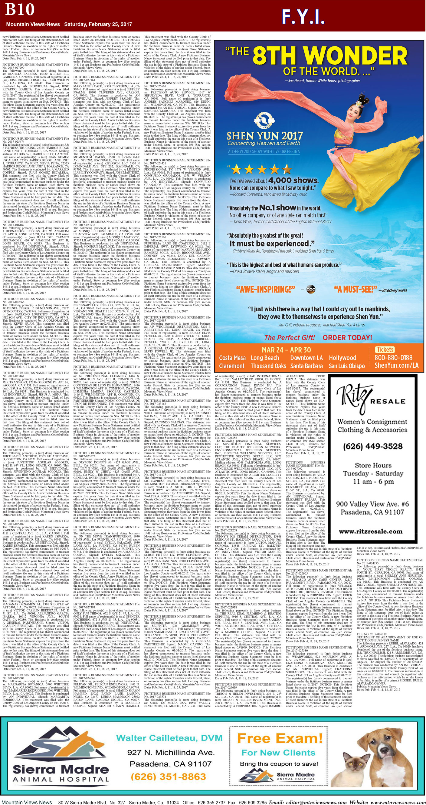 MVNews this week:  Page B:10