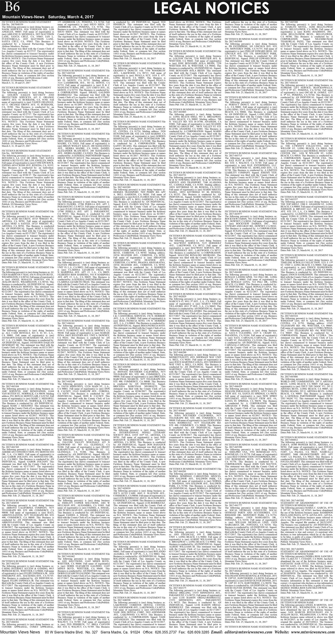 MVNews this week:  Page B:6