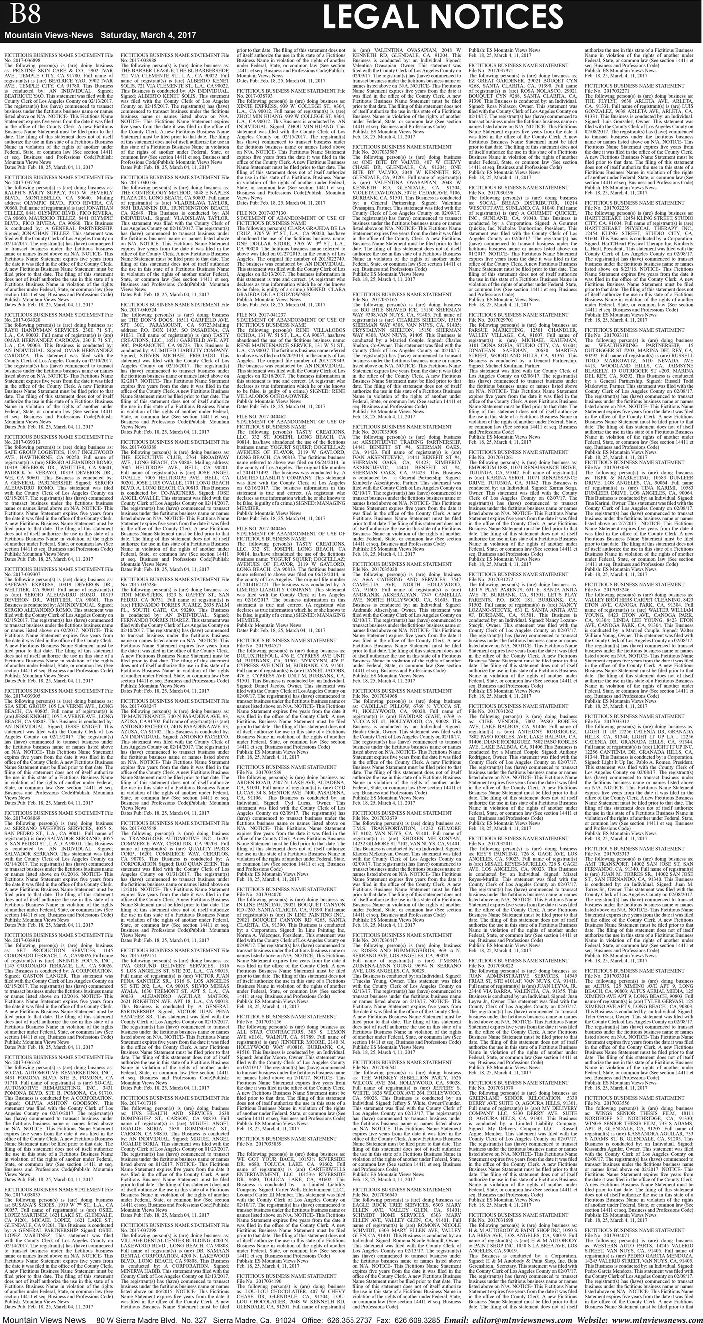 MVNews this week:  Page B:8