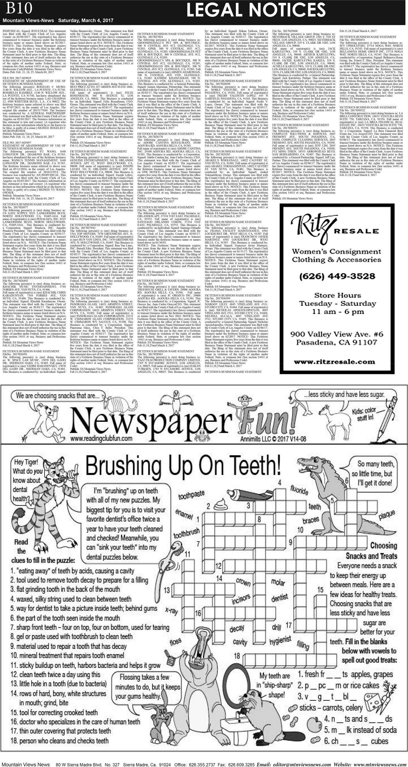 MVNews this week:  Page B:10