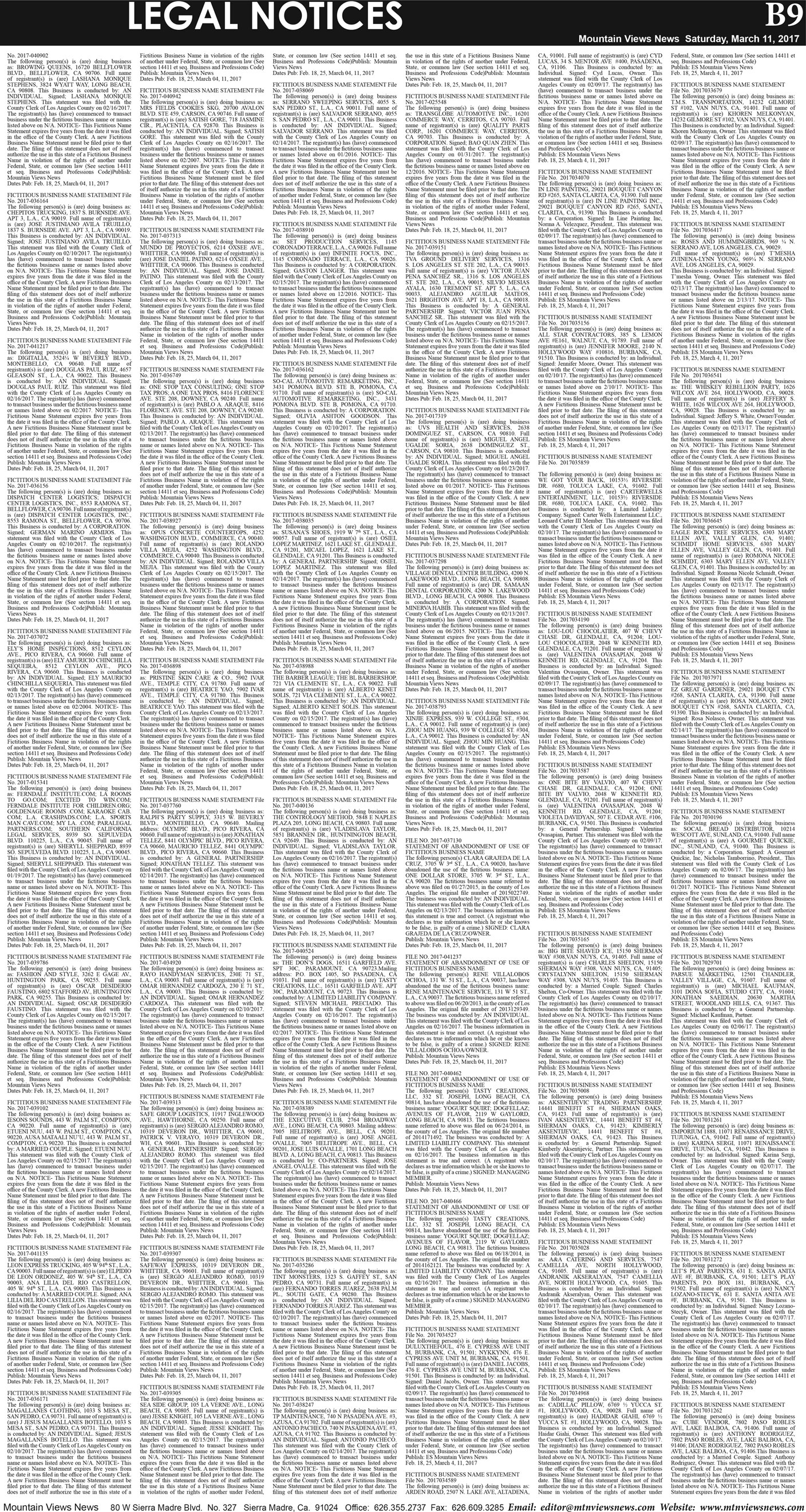 MVNews this week:  Page B:9