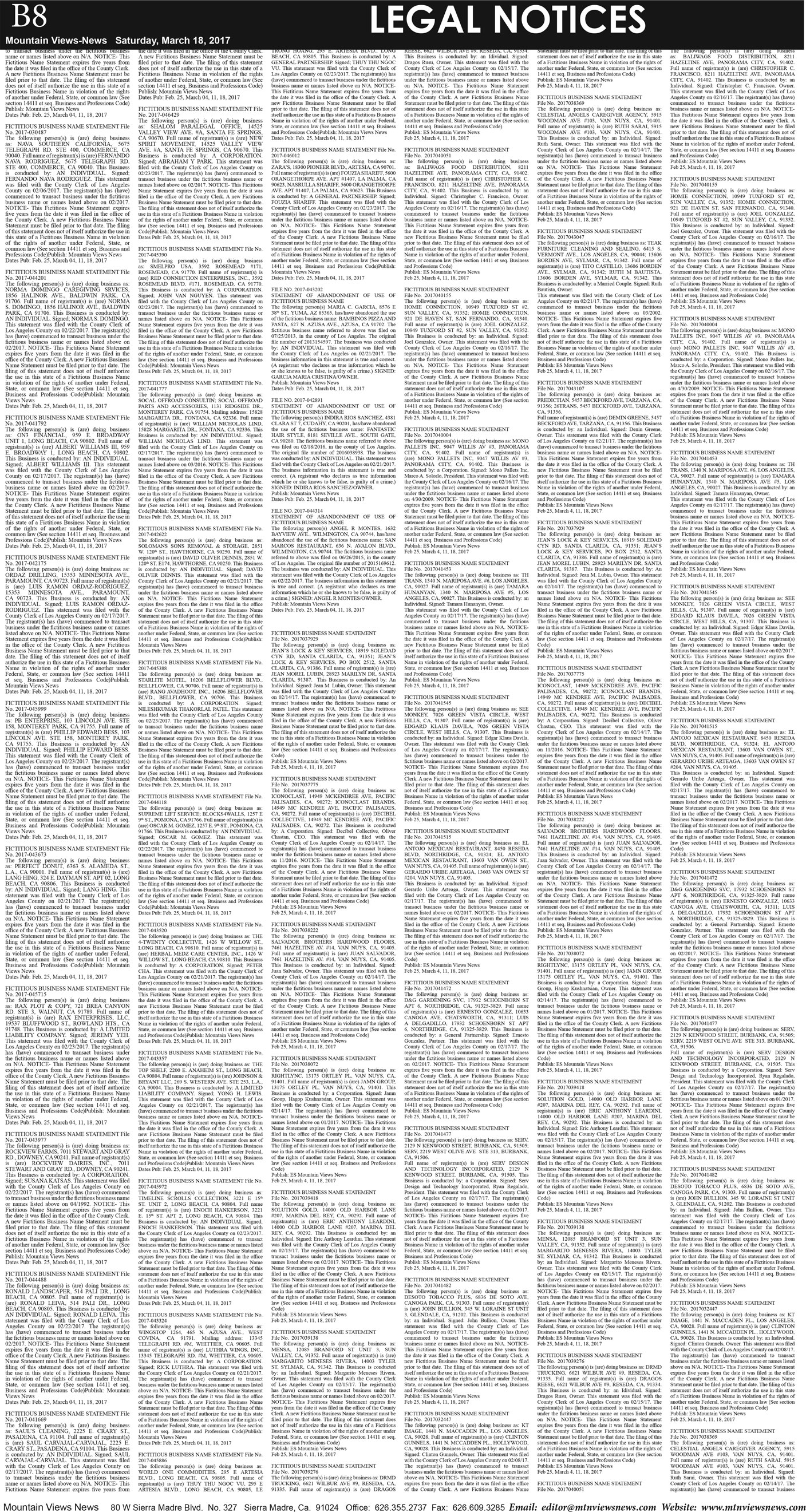 MVNews this week:  Page B:8