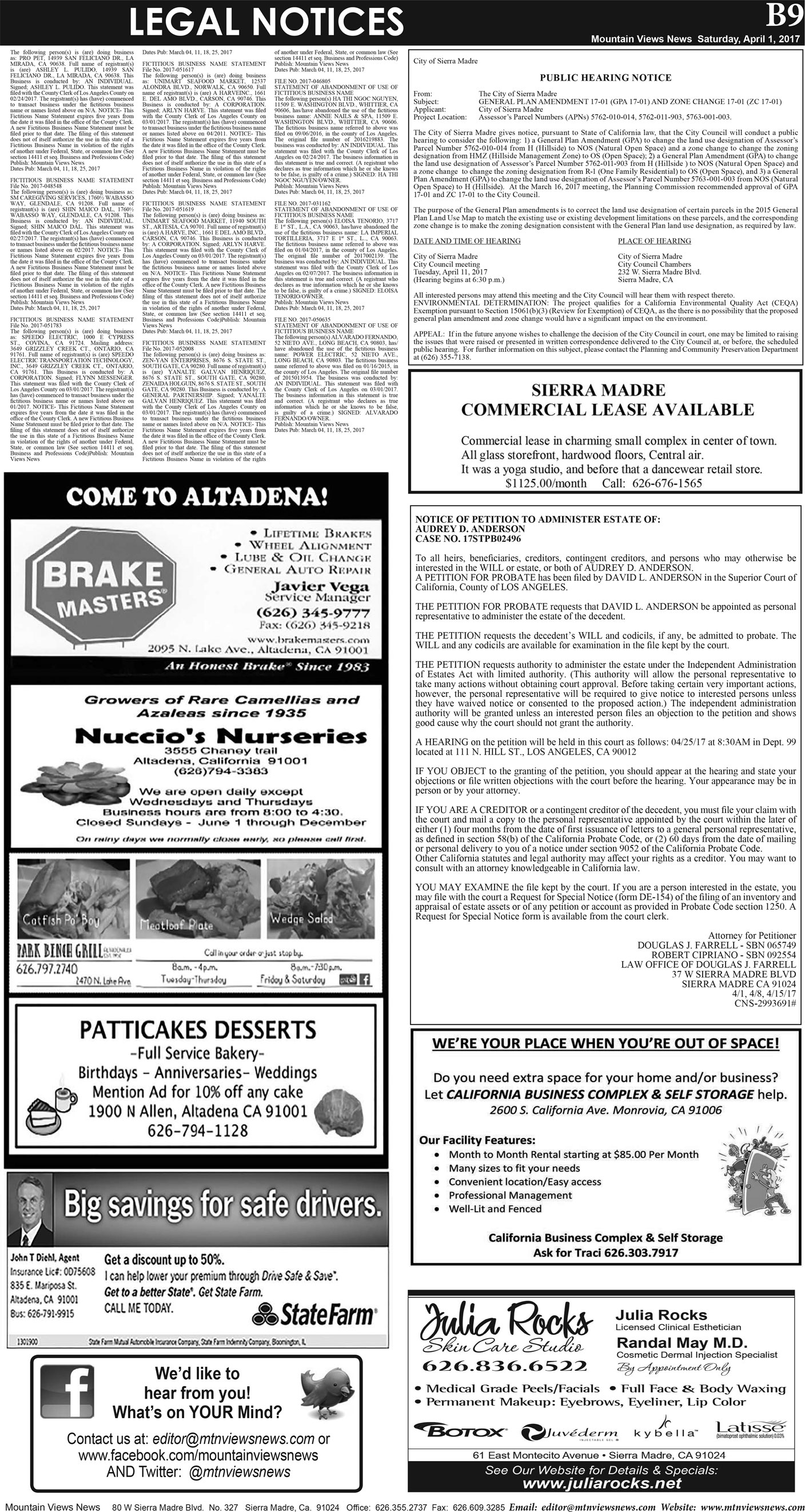 MVNews this week:  Page B:9