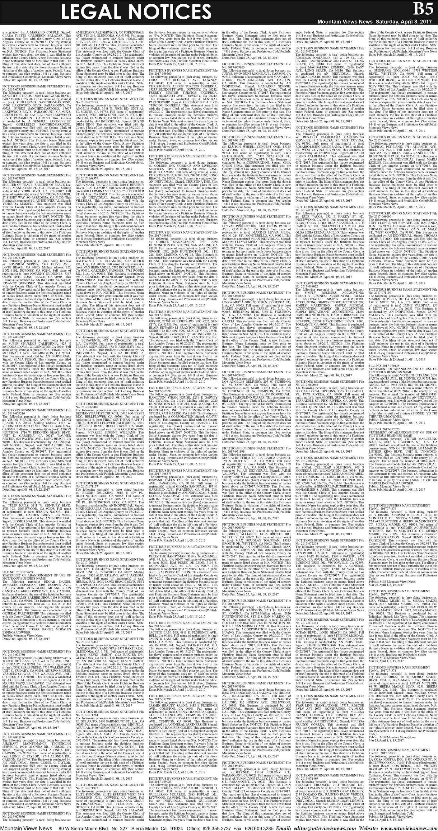 MVNews this week:  Page B:5