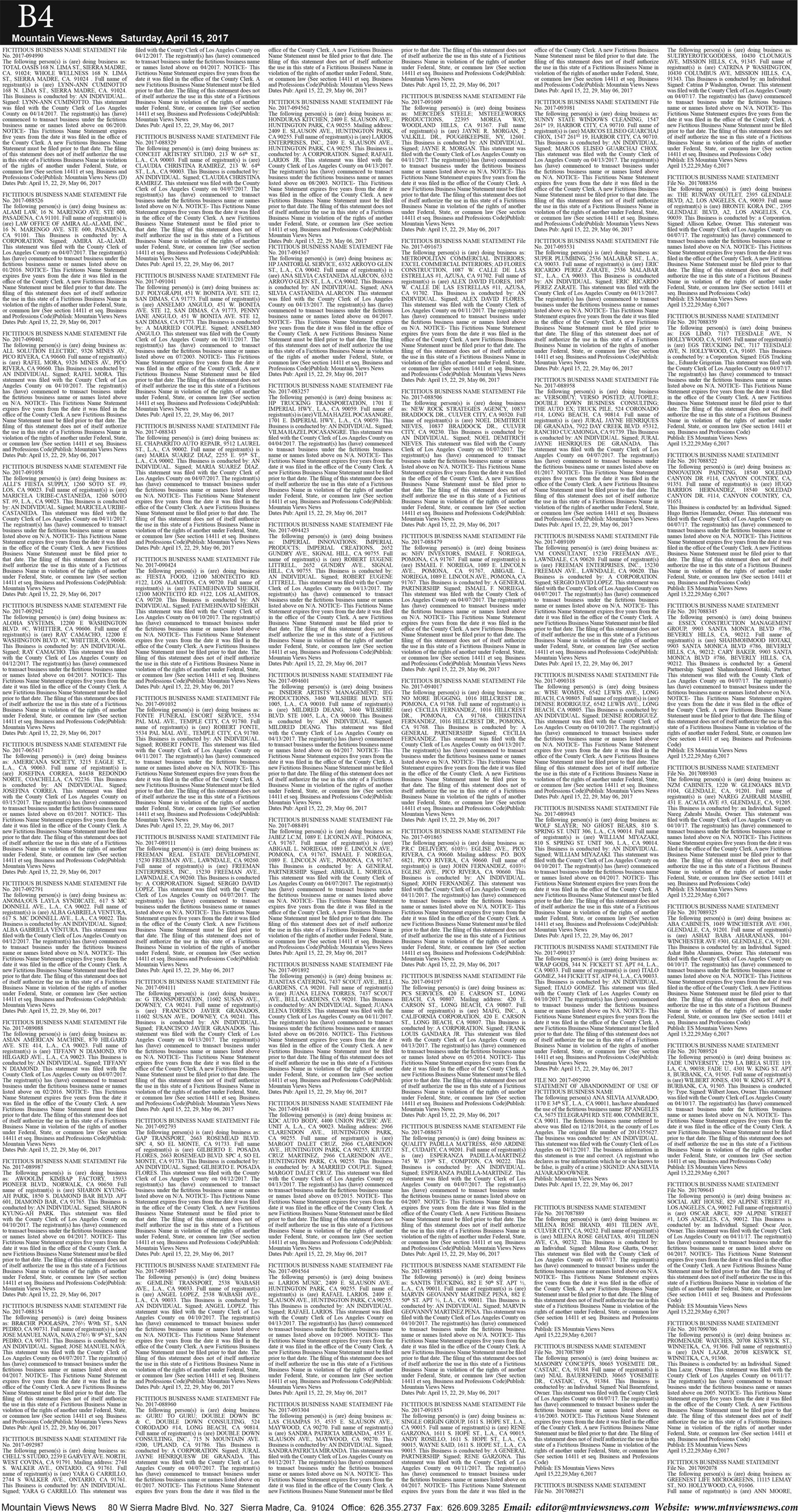 MVNews this week:  Page B:4