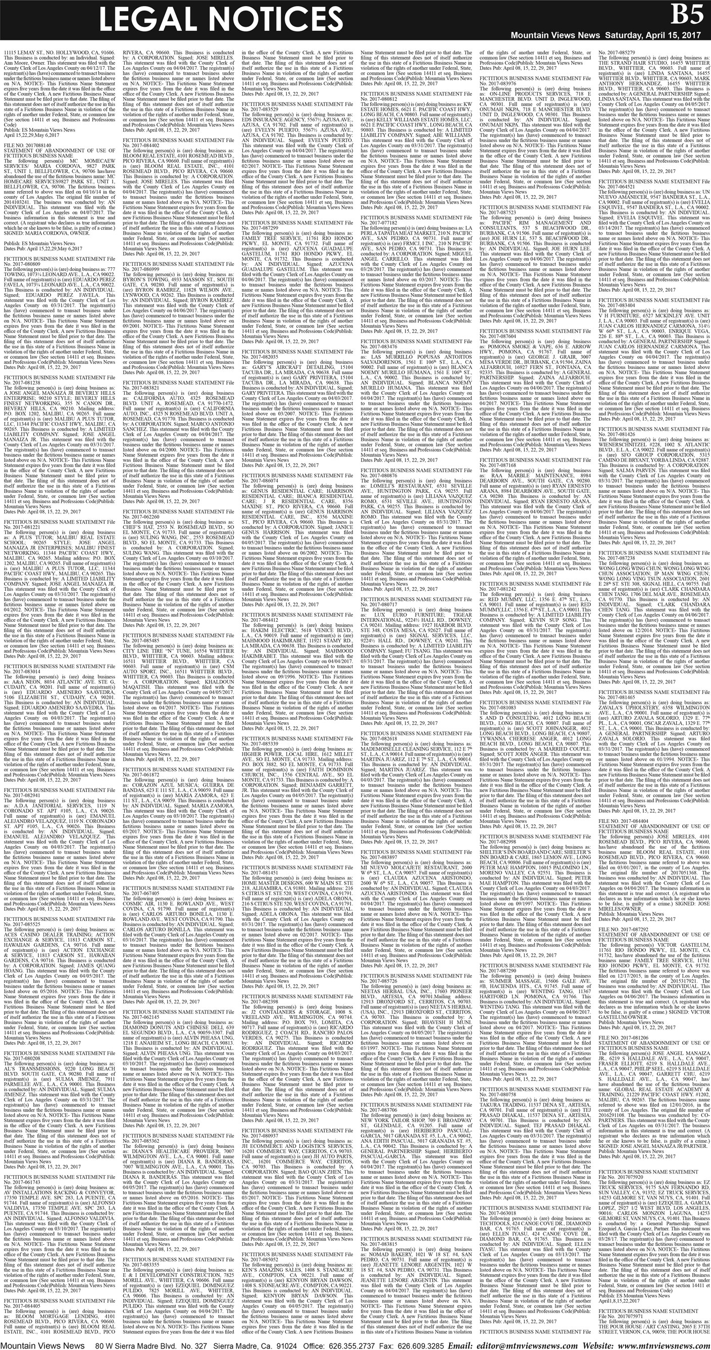 MVNews this week:  Page B:5