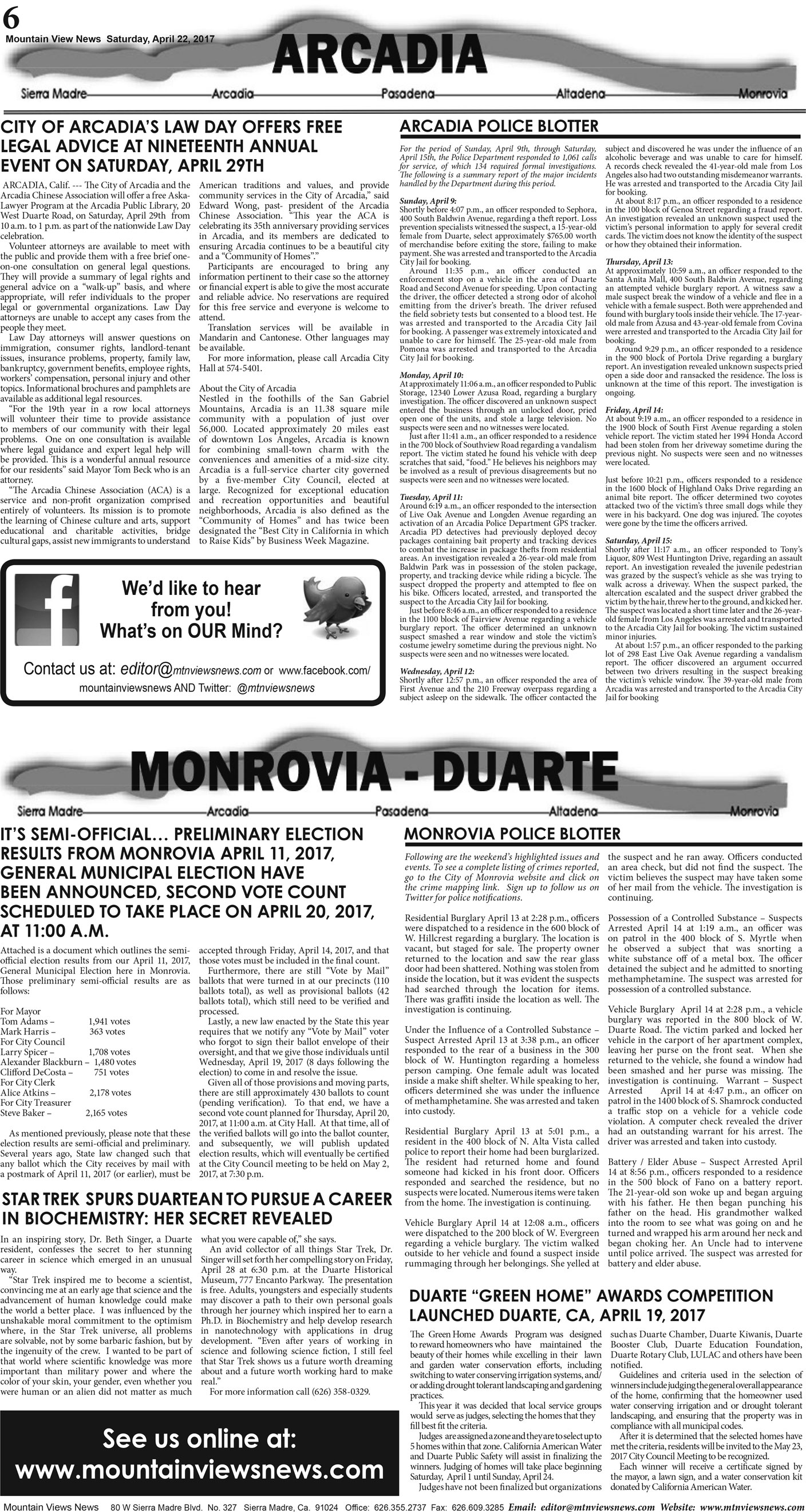 MVNews this week:  Page A:6