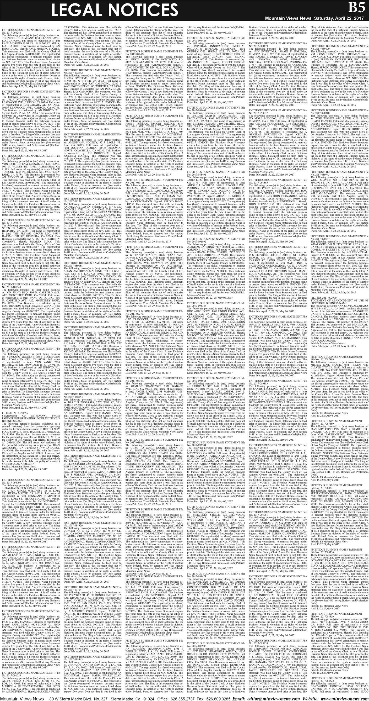 MVNews this week:  Page B:5