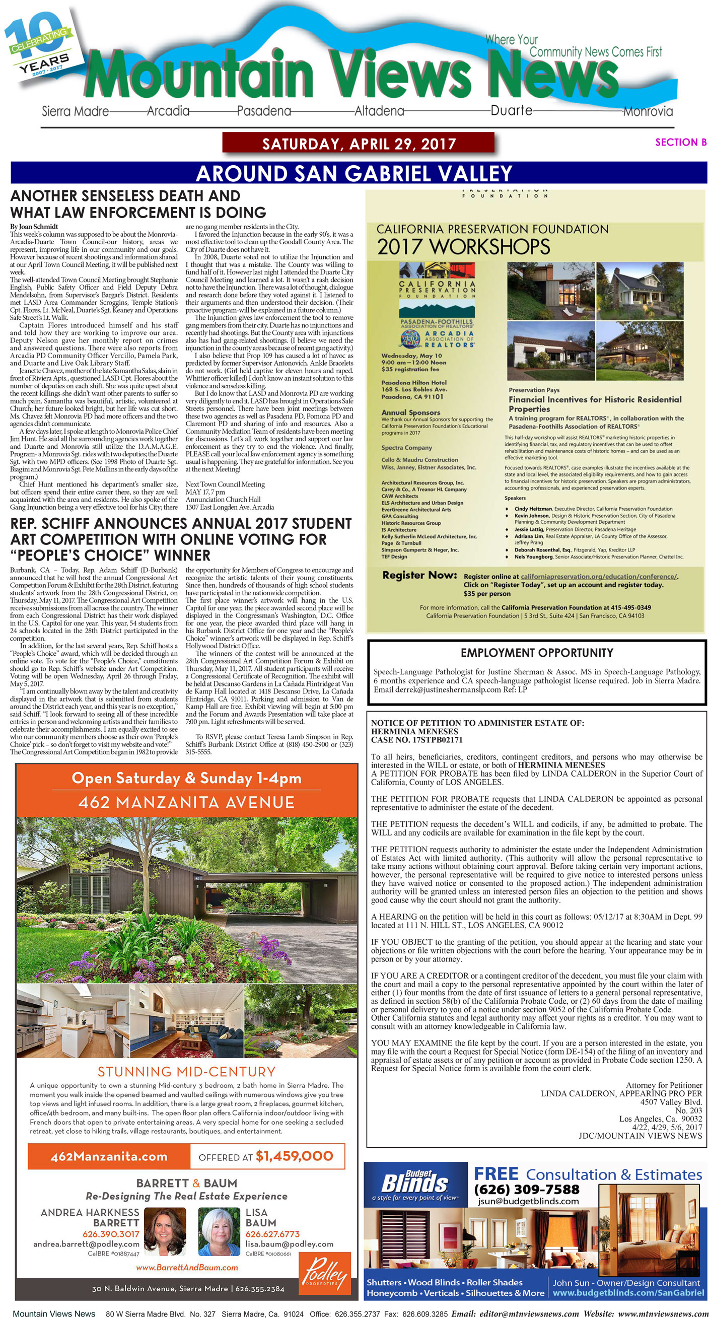 MVNews this week:  Page B:1