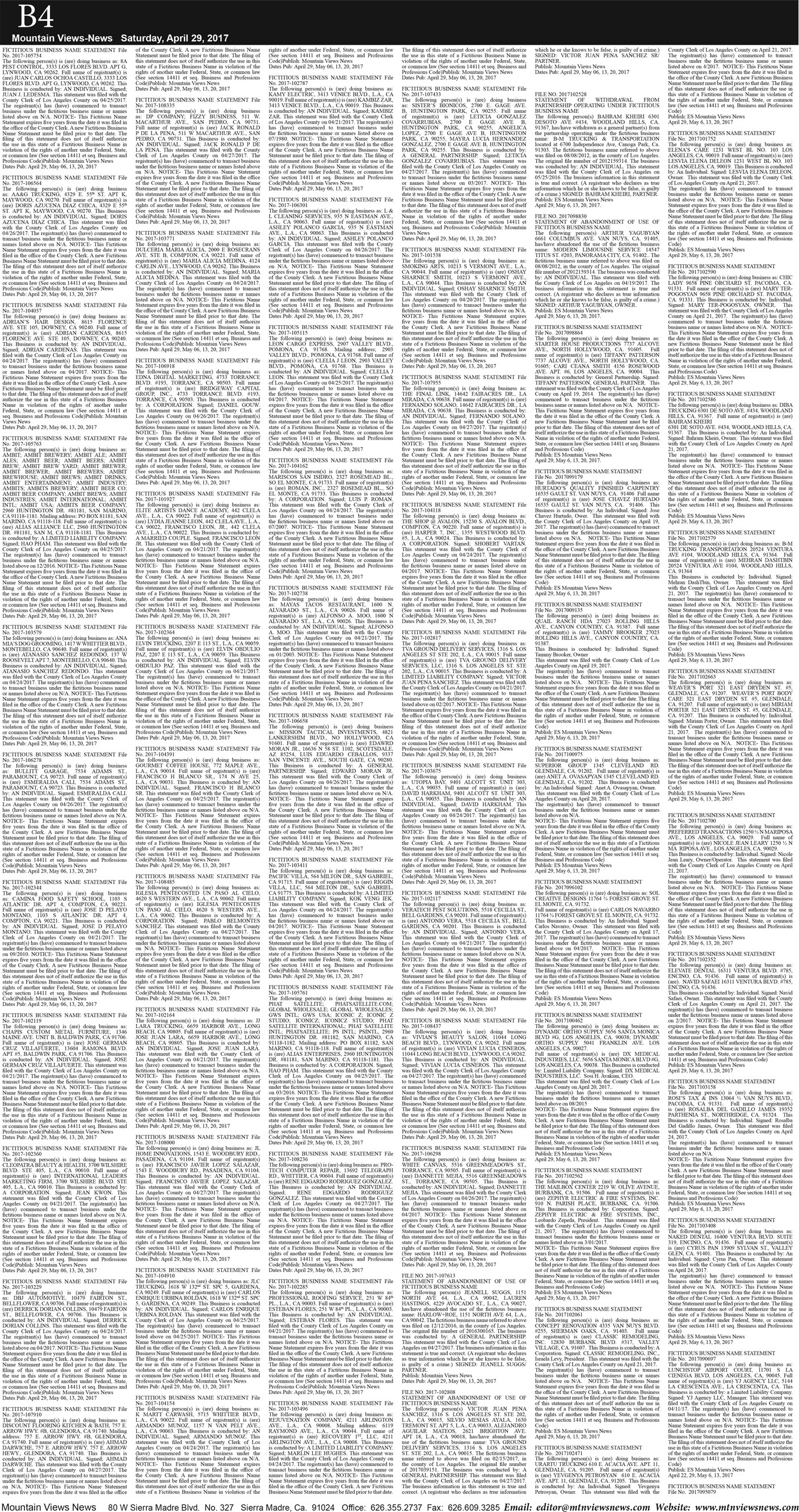 MVNews this week:  Page B:4