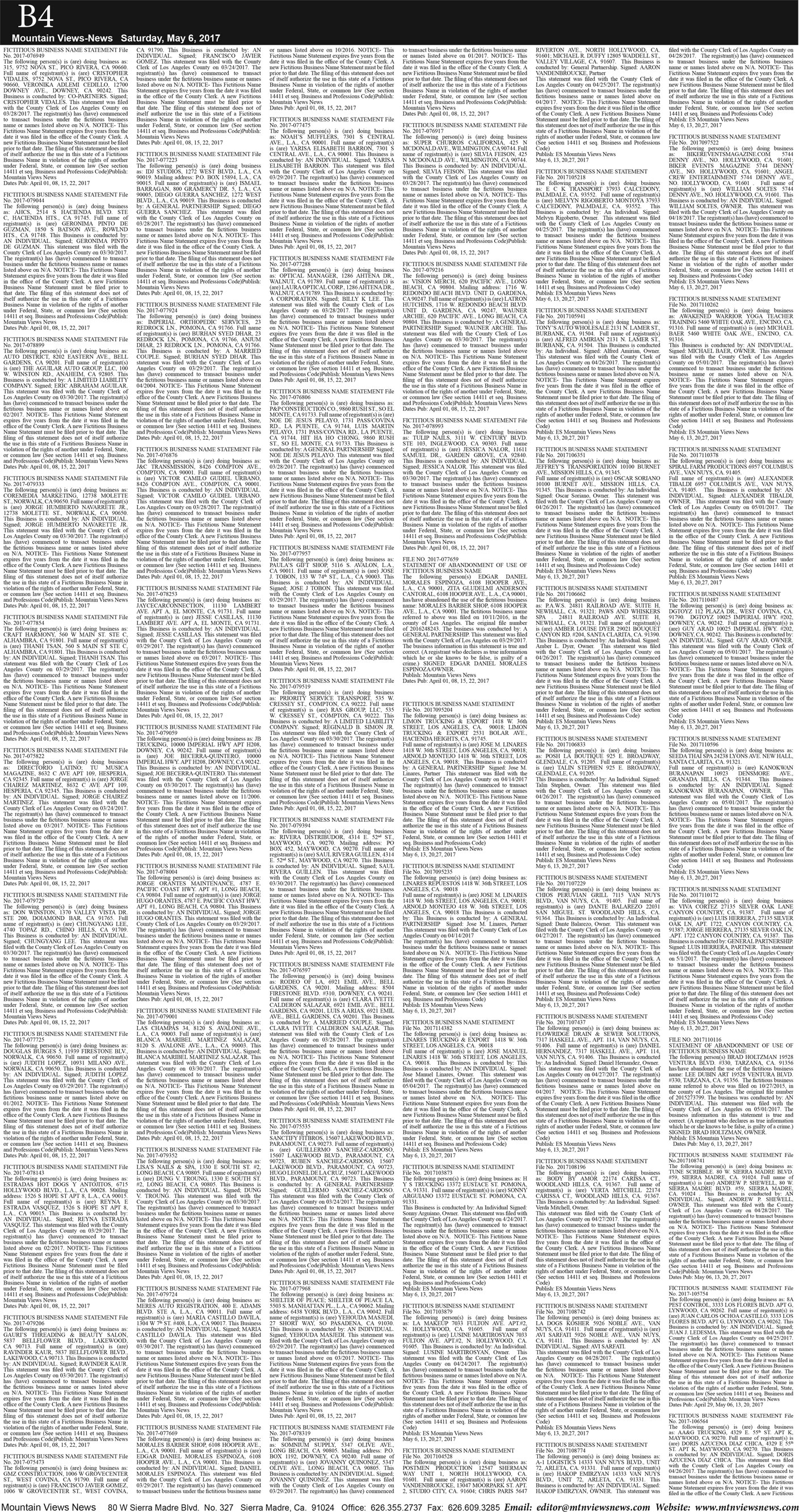 MVNews this week:  Page B:4