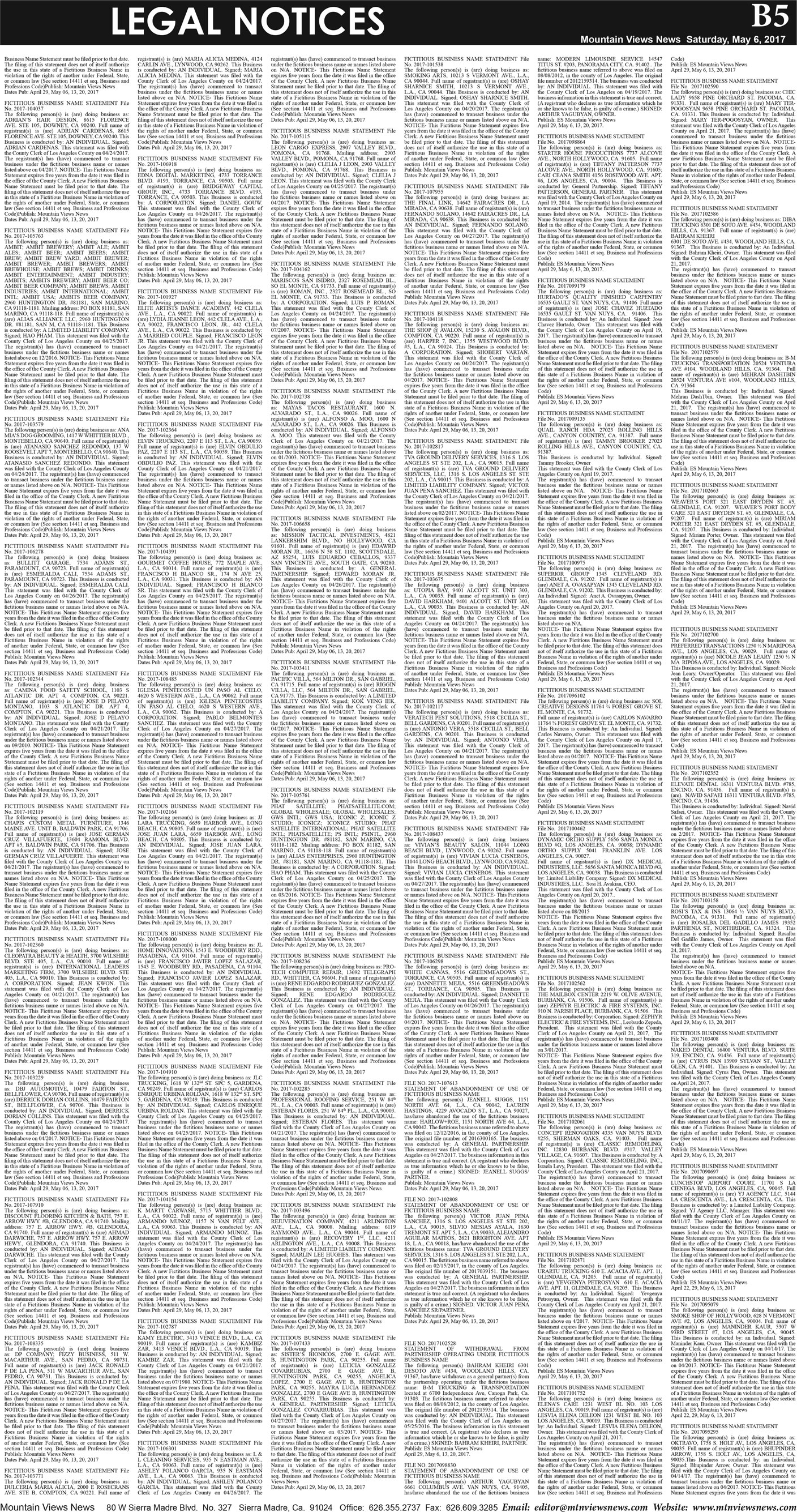 MVNews this week:  Page B:5