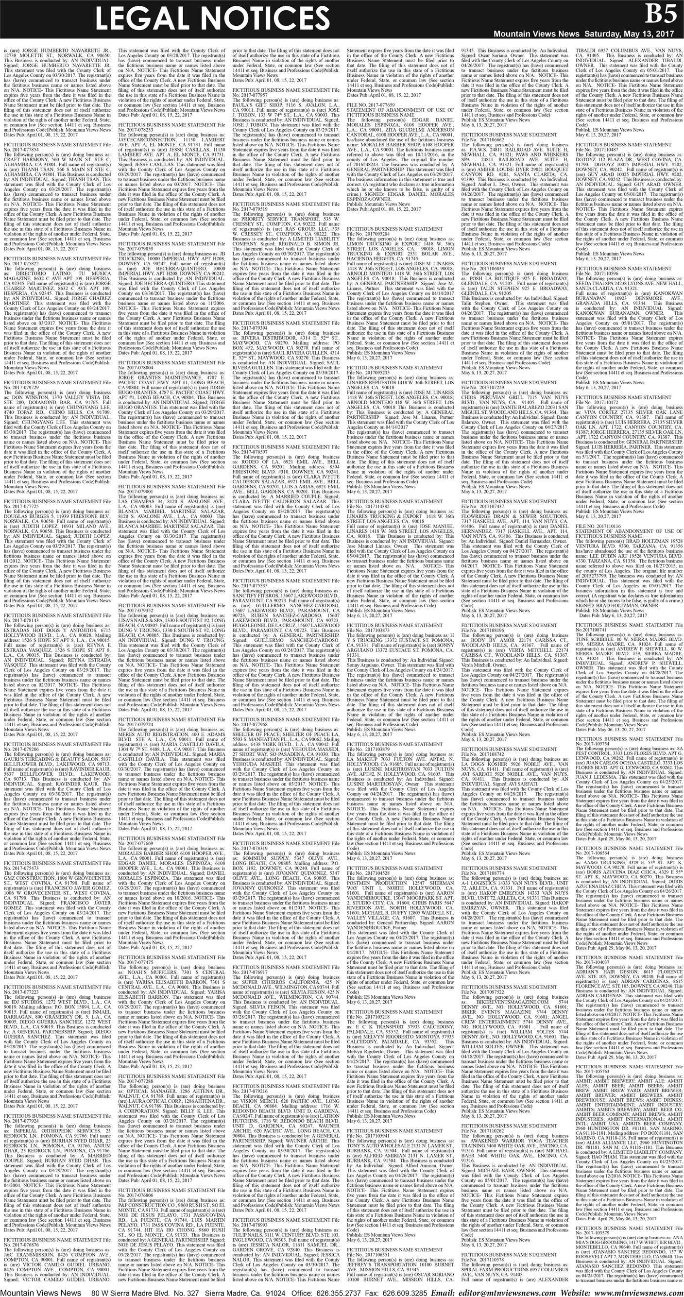 MVNews this week:  Page B:5