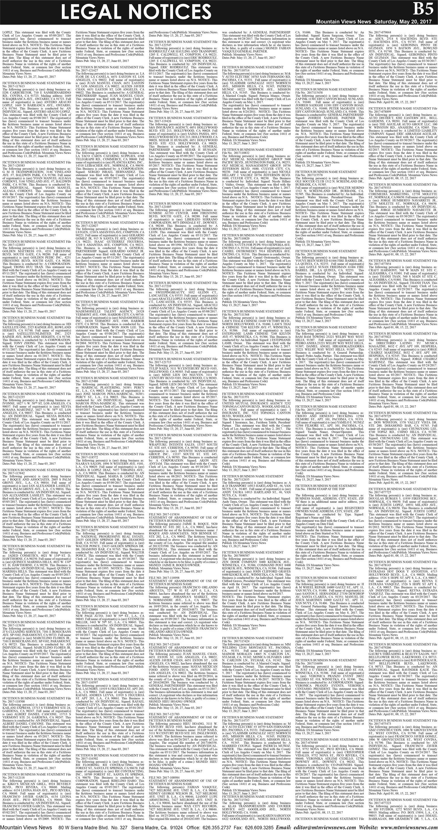 MVNews this week:  Page B:5