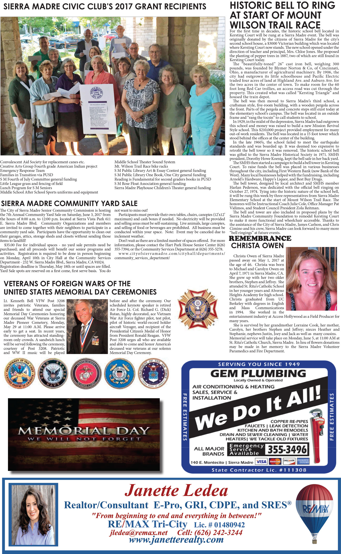MVNews this week:  Page 1