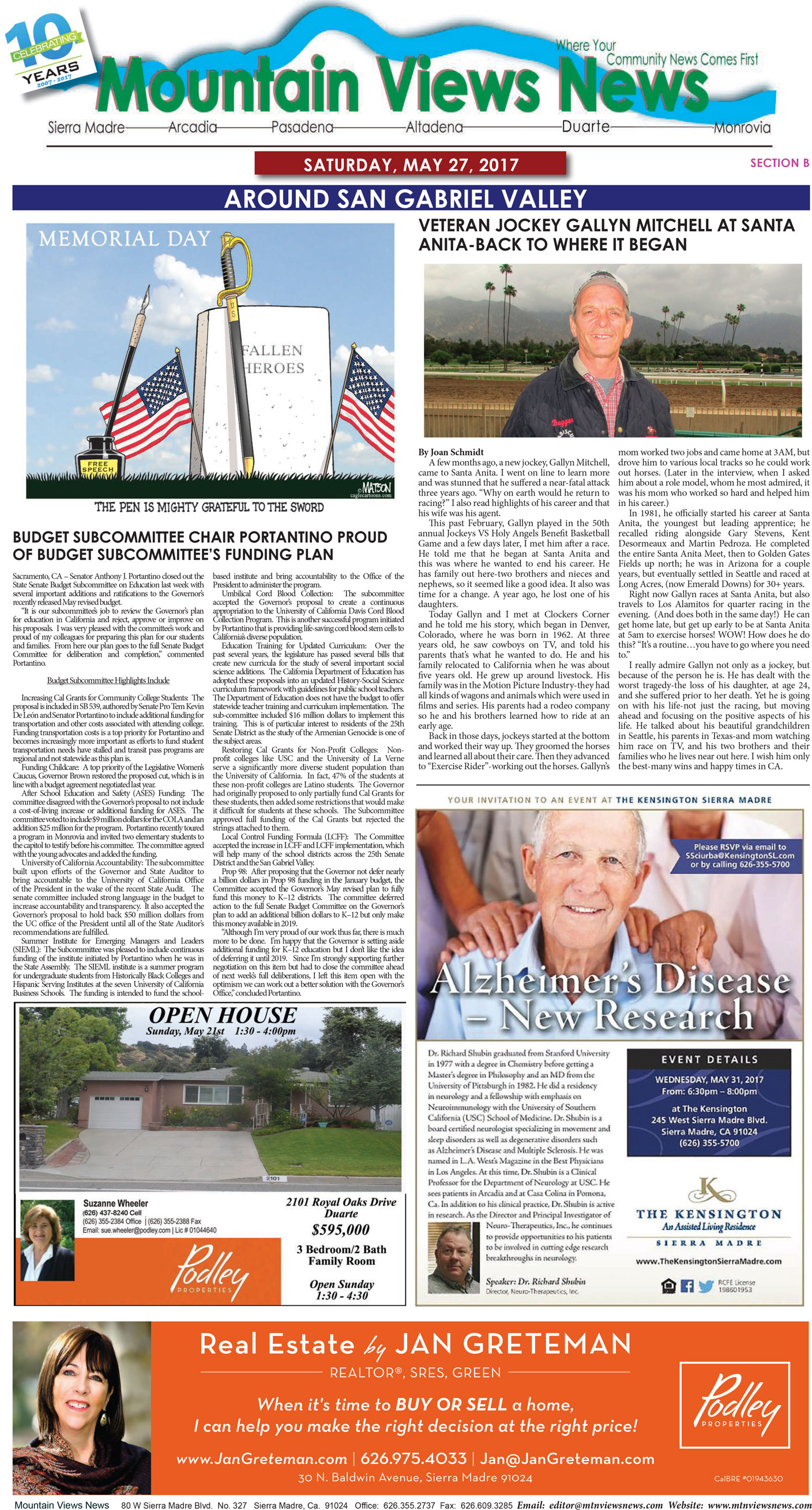 MVNews this week:  Page B:1