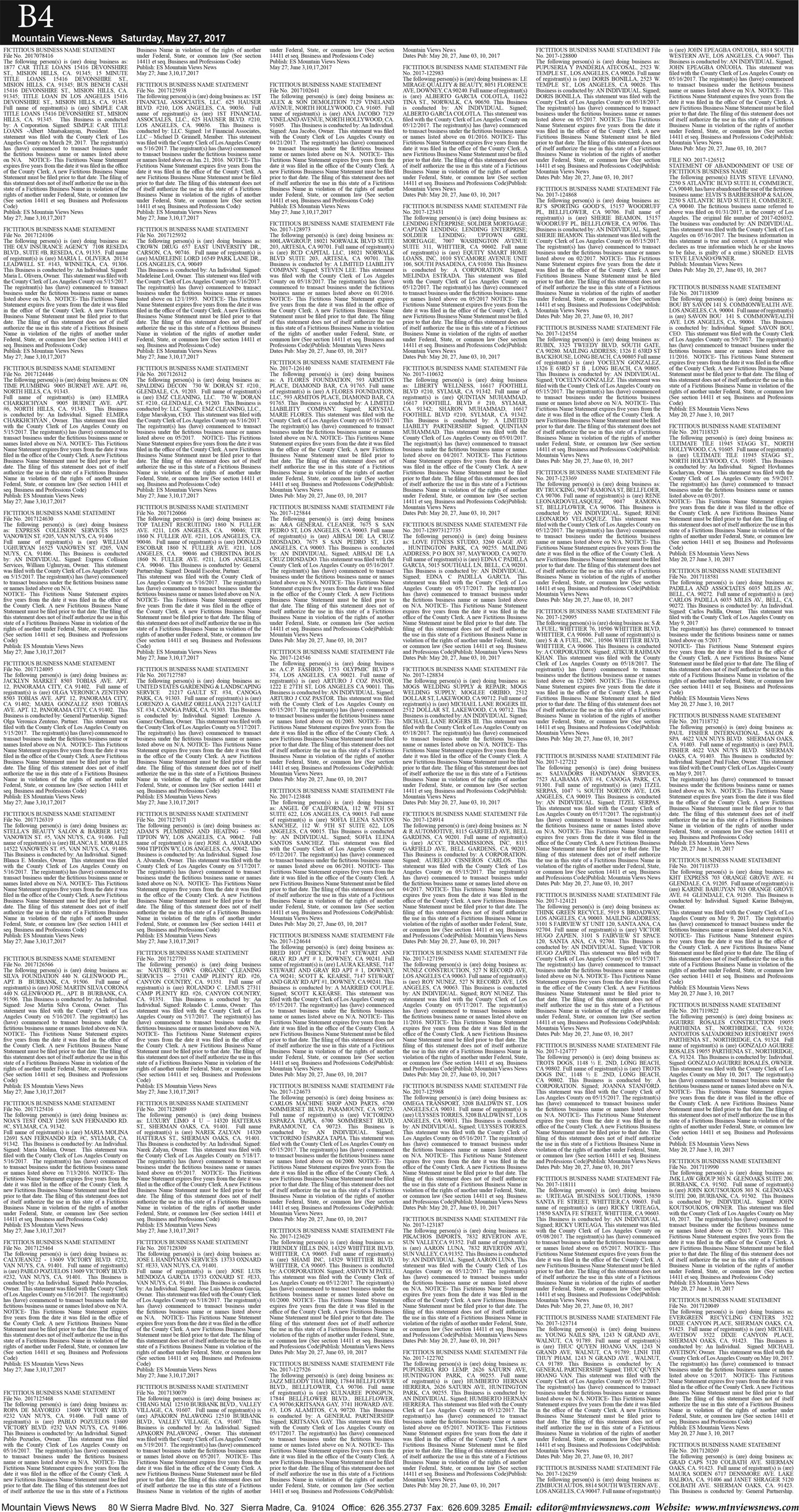 MVNews this week:  Page B:4