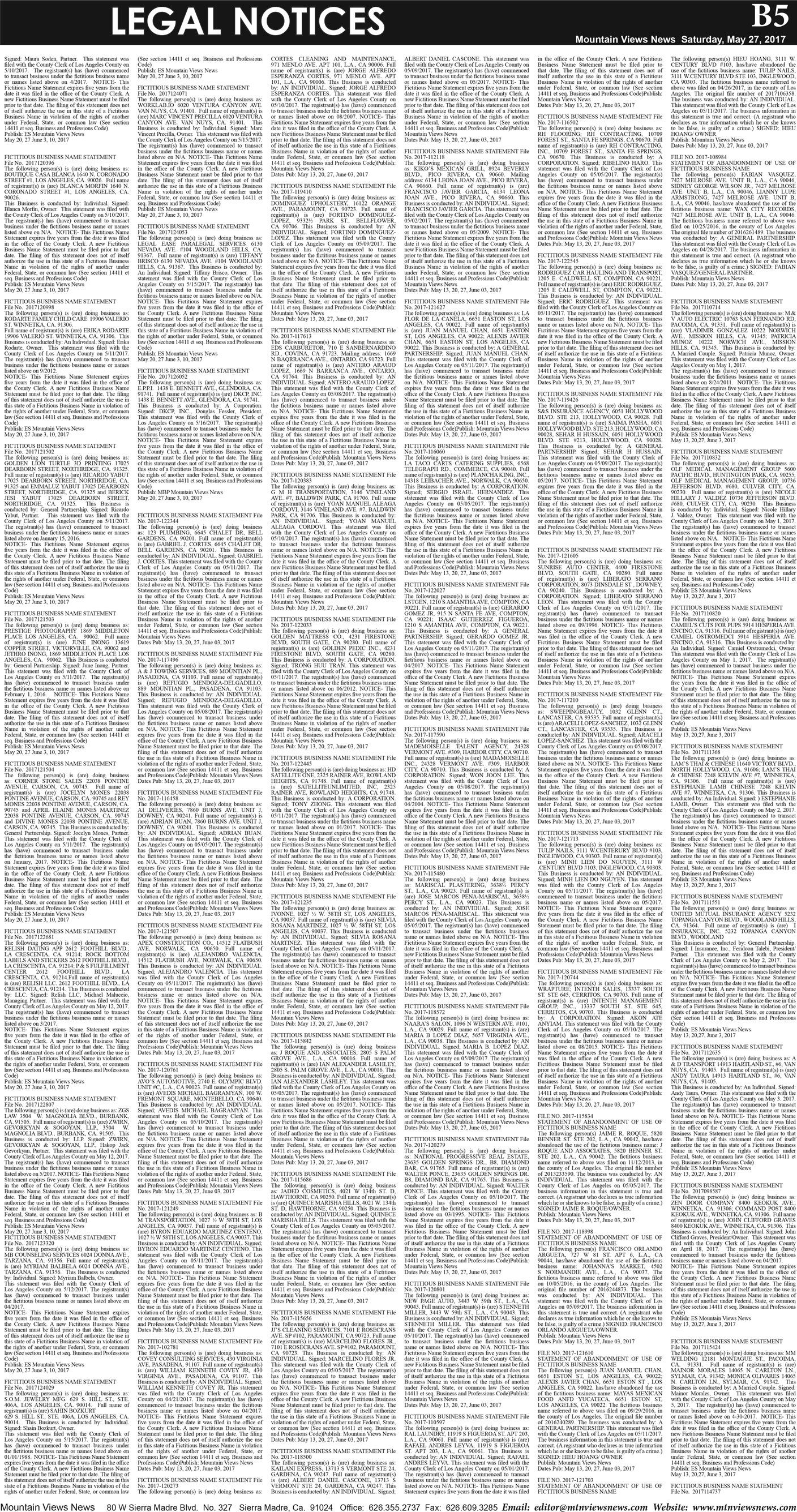 MVNews this week:  Page B:5