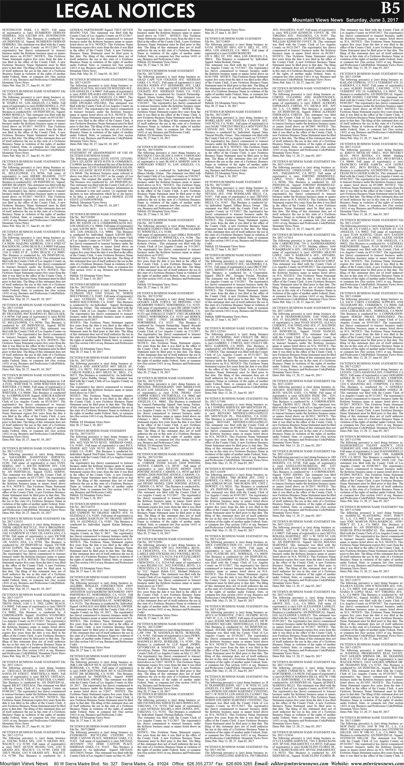 MVNews this week:  Page B:5