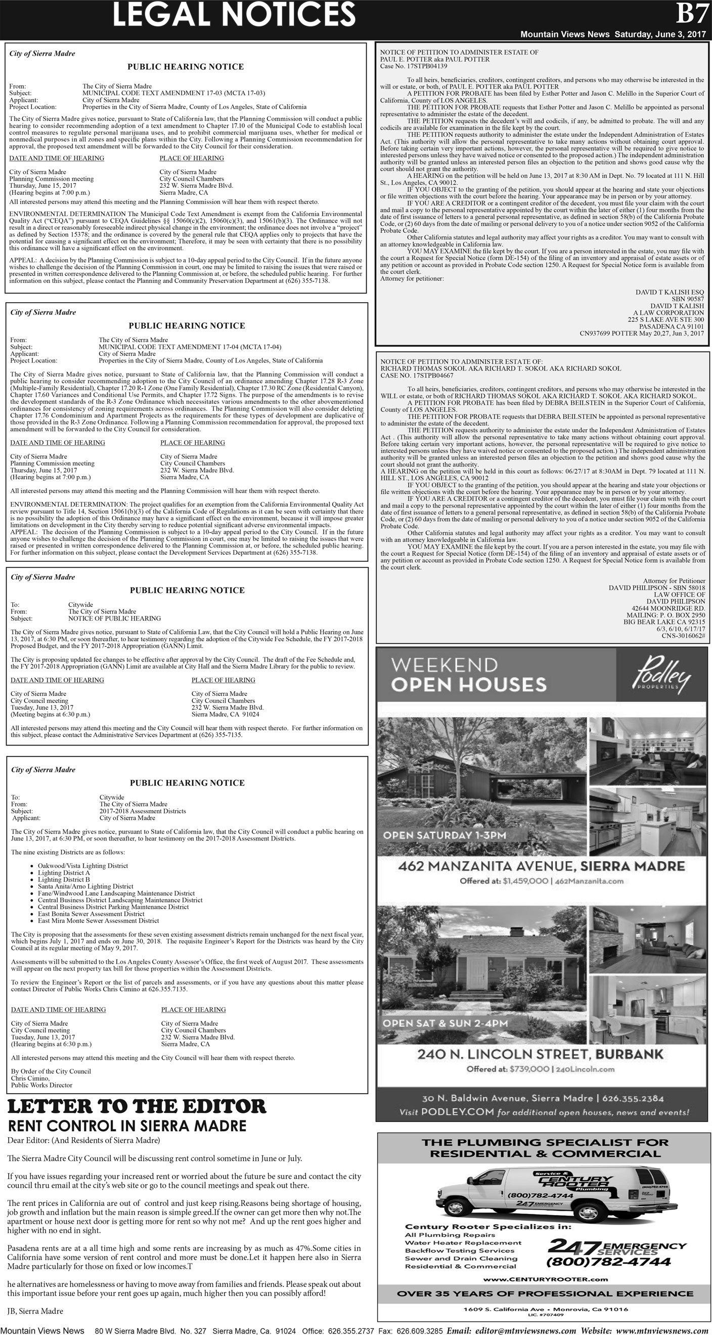 MVNews this week:  Page B:7