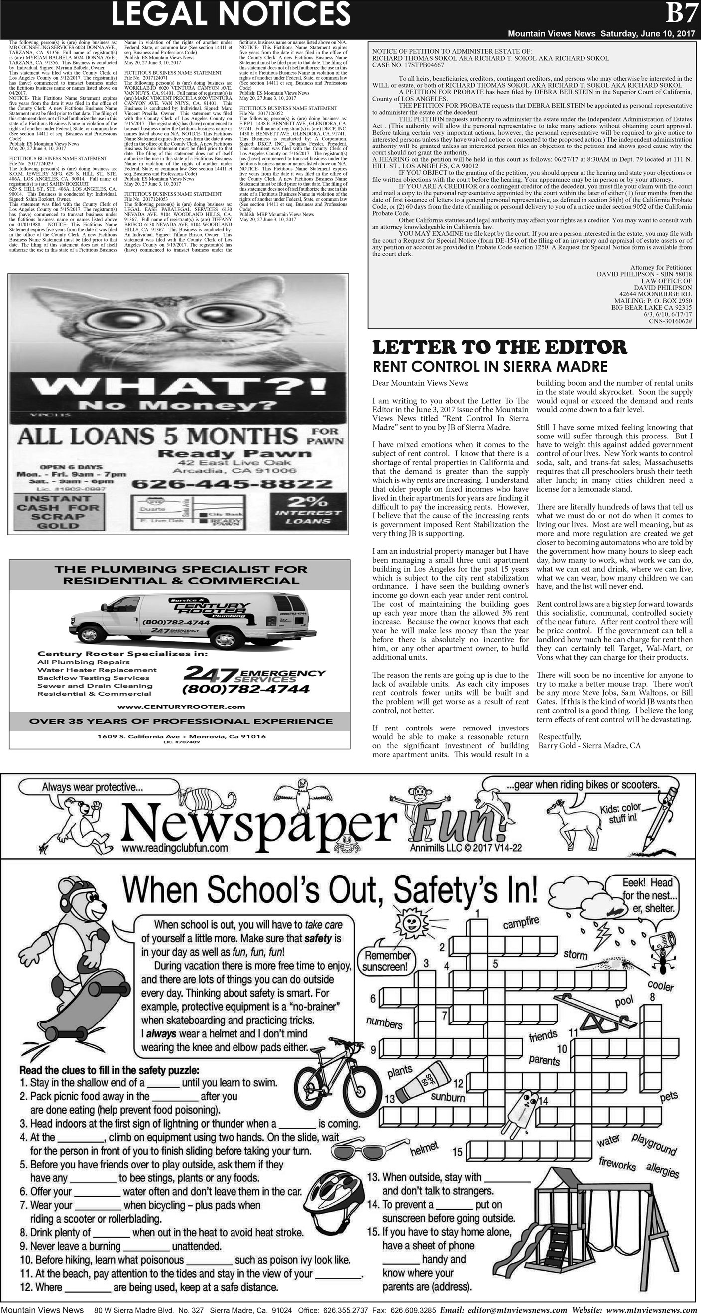 MVNews this week:  Page B:7