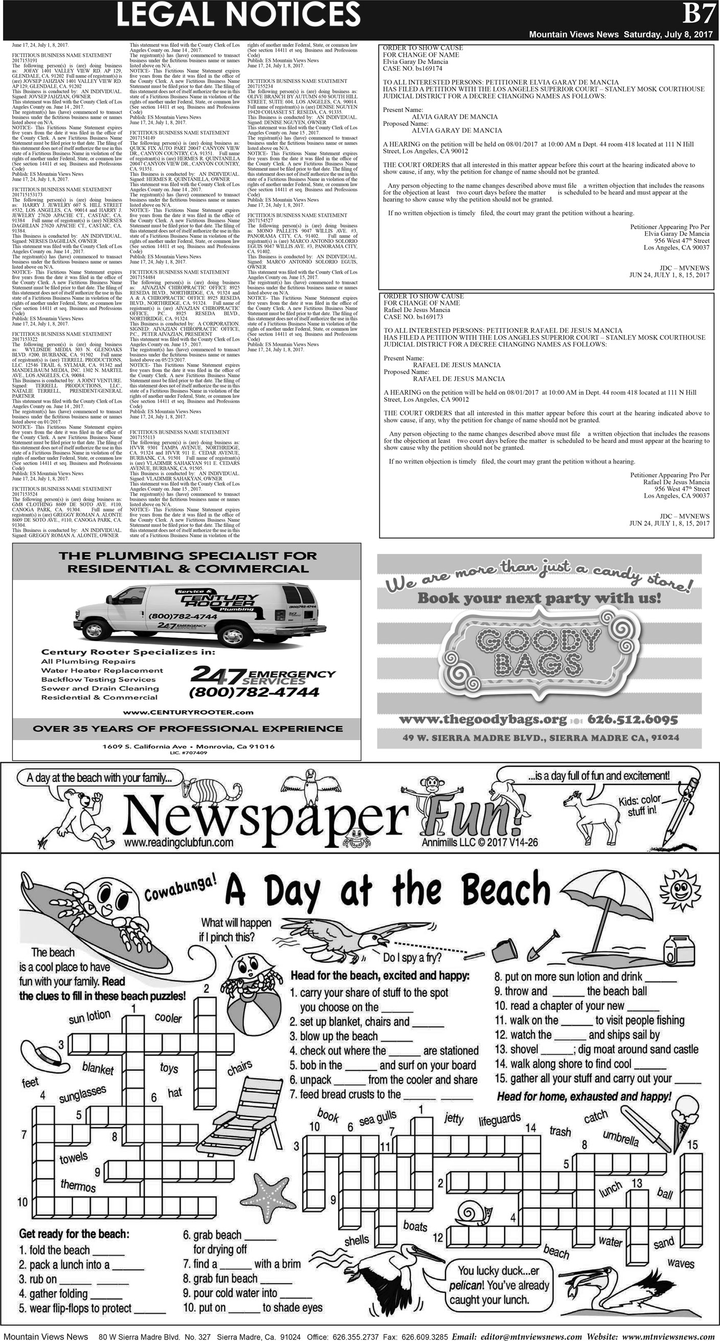 MVNews this week:  Page B:7