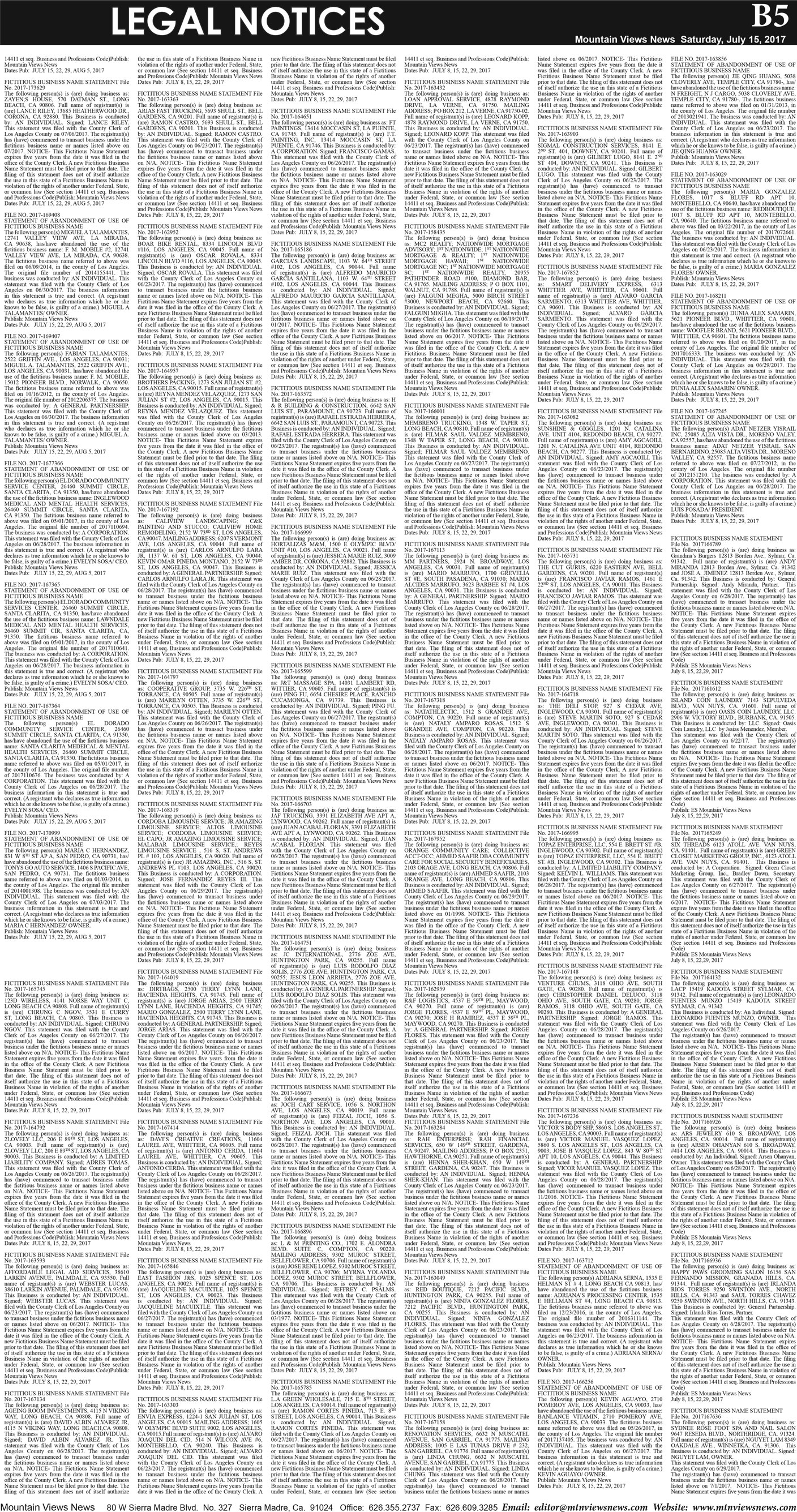 MVNews this week:  Page B:5