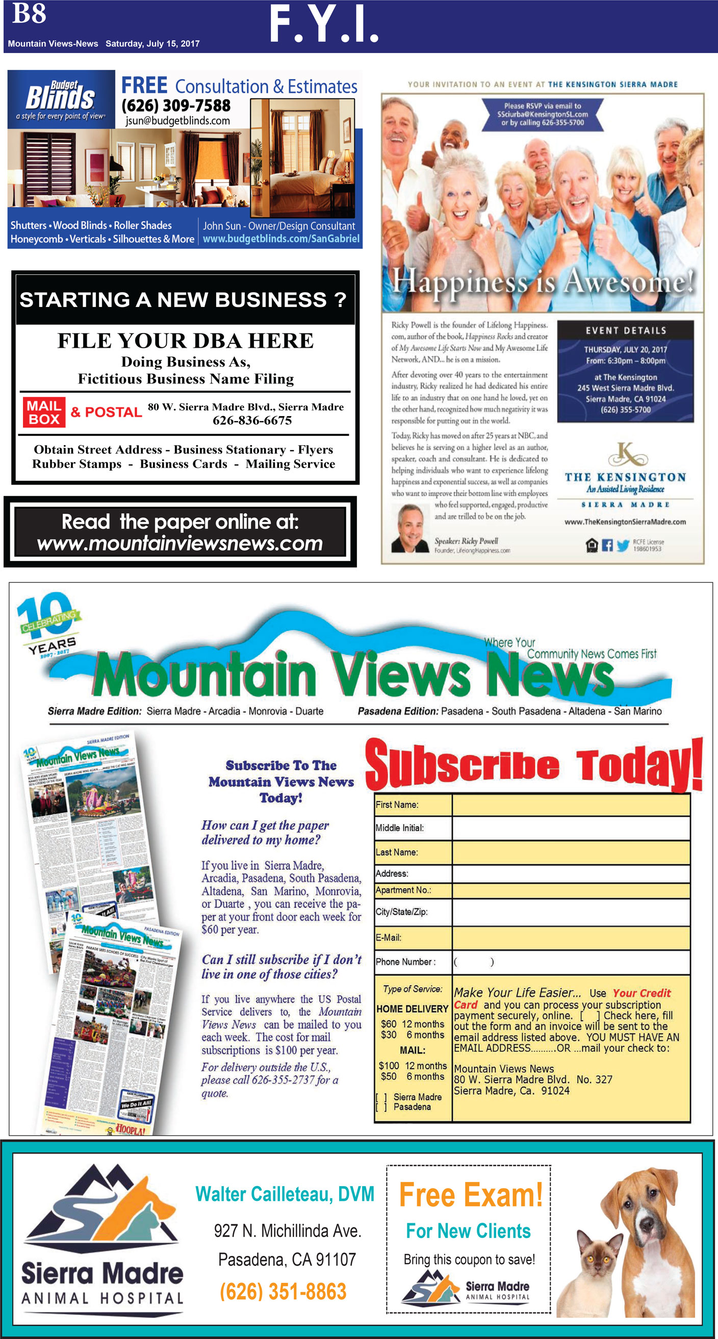 MVNews this week:  Page B:8