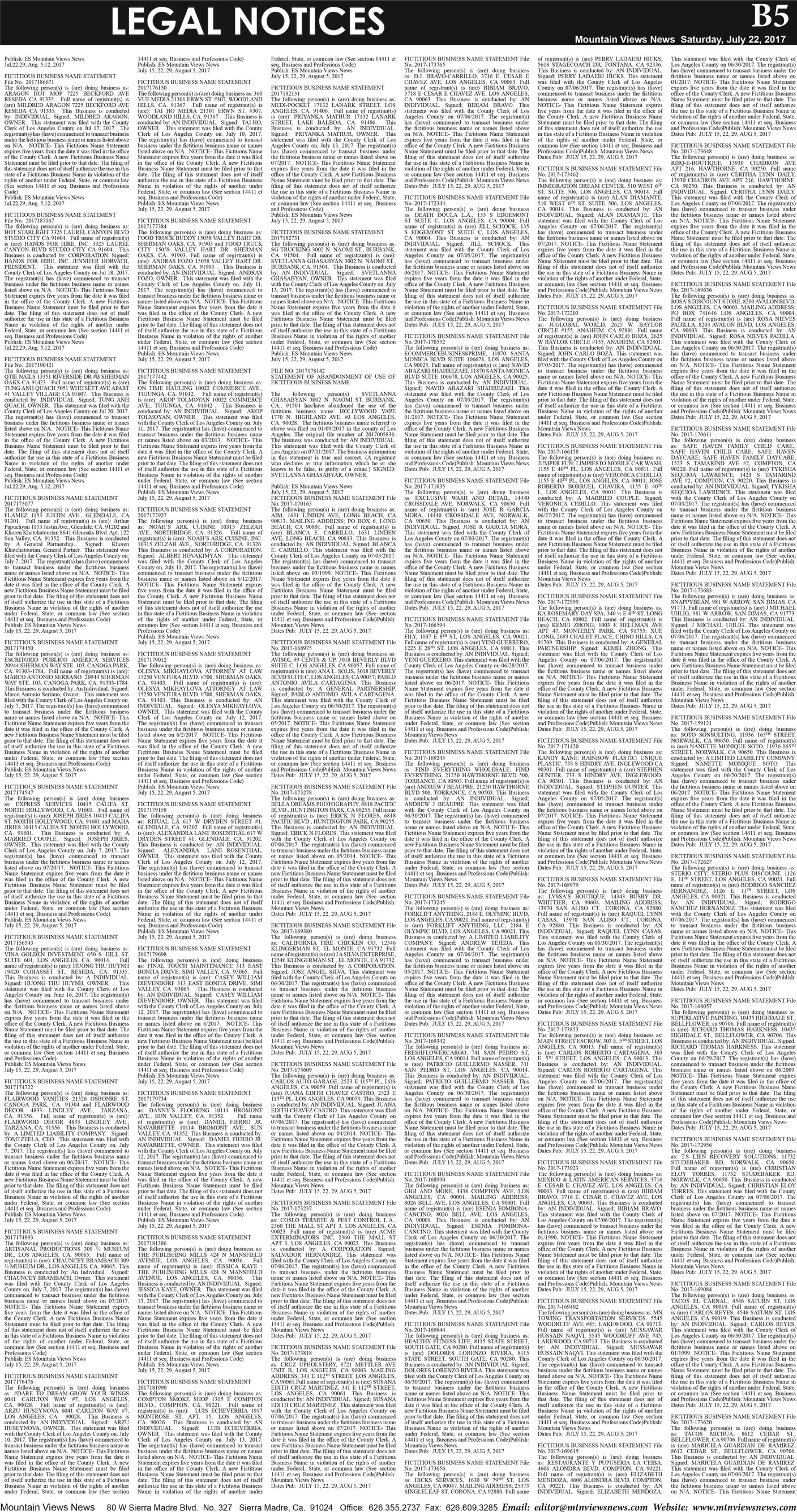 MVNews this week:  Page B:5