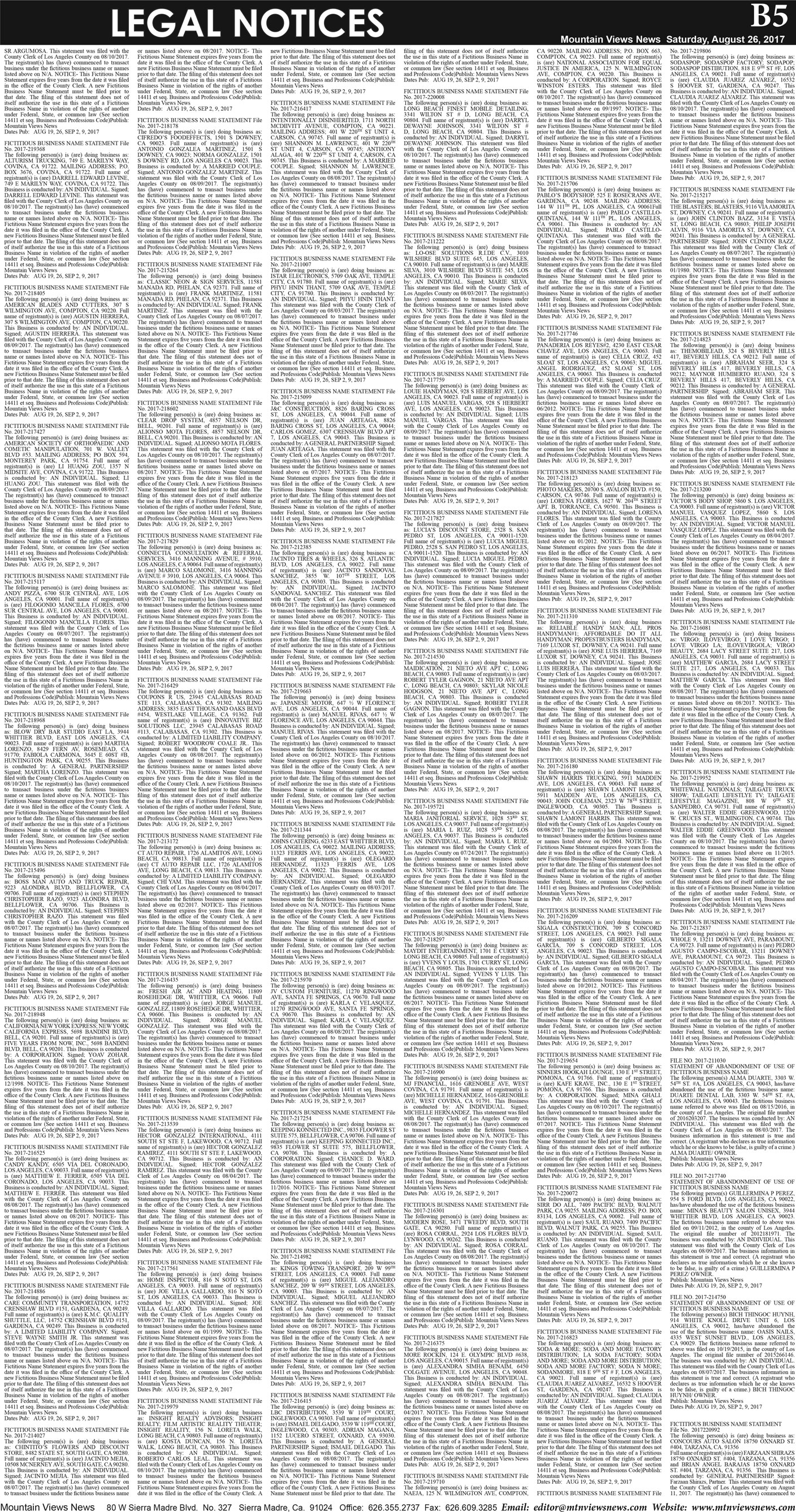 MVNews this week:  Page B:5