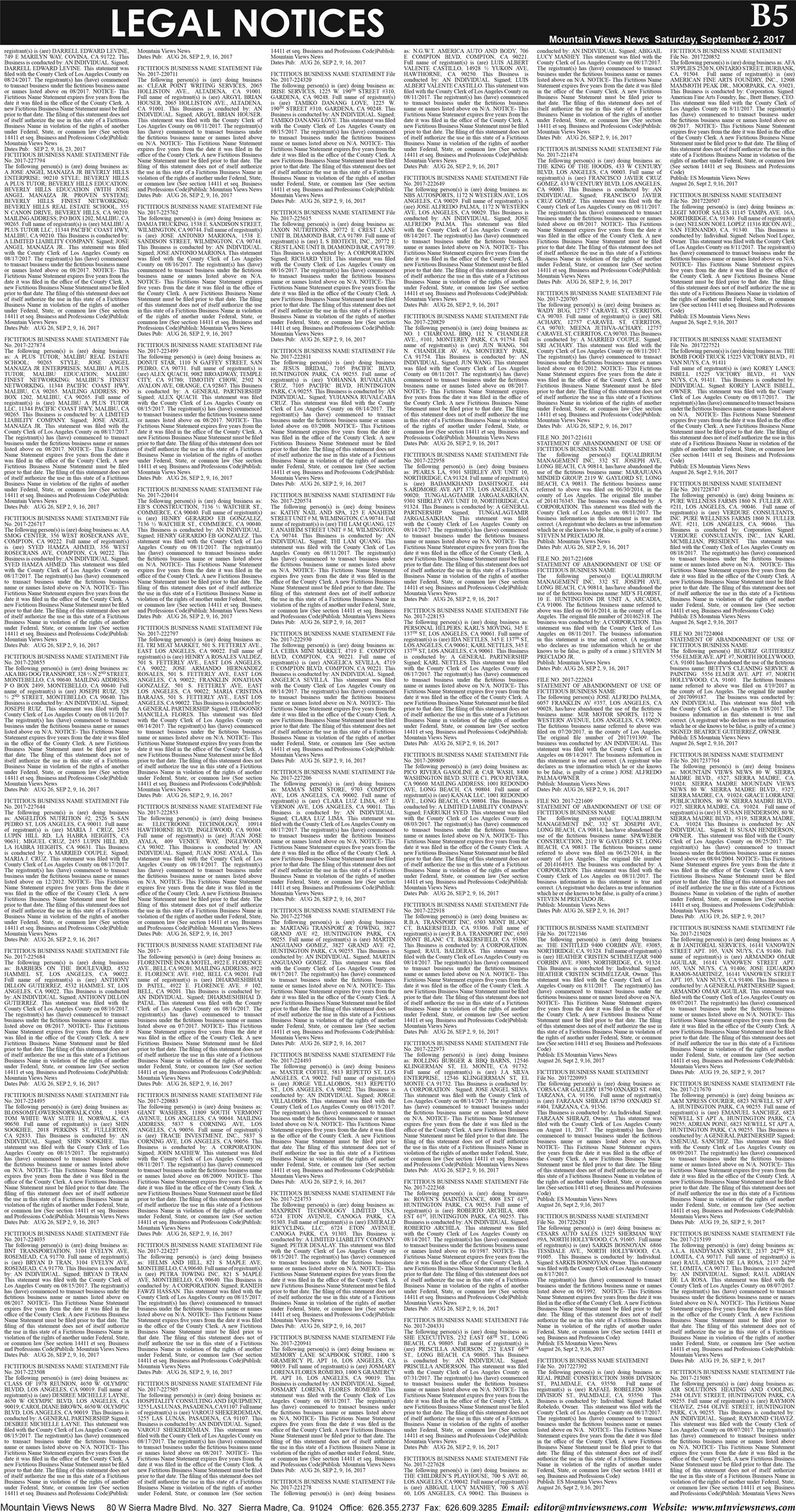 MVNews this week:  Page B:5