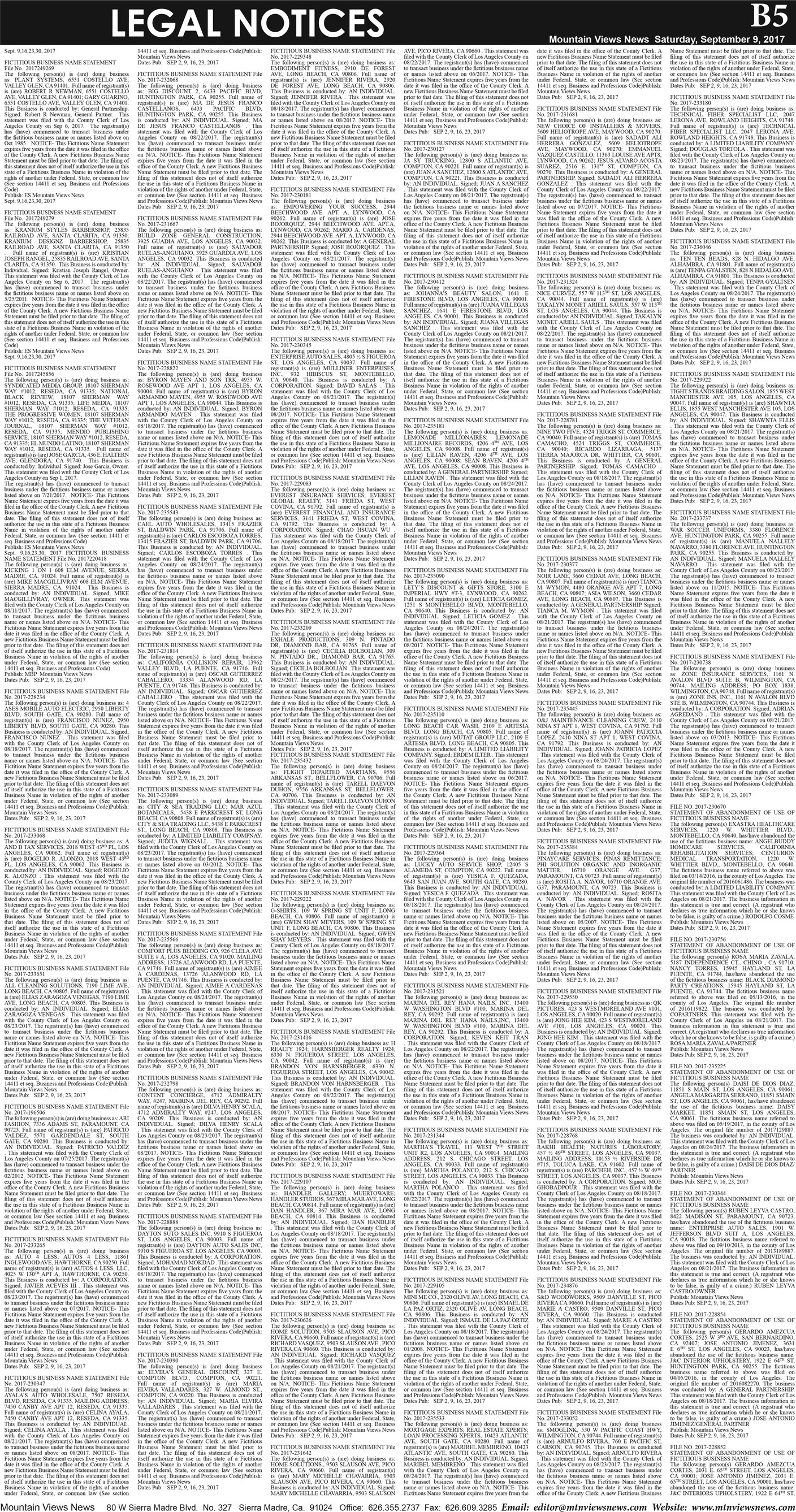 MVNews this week:  Page B:5