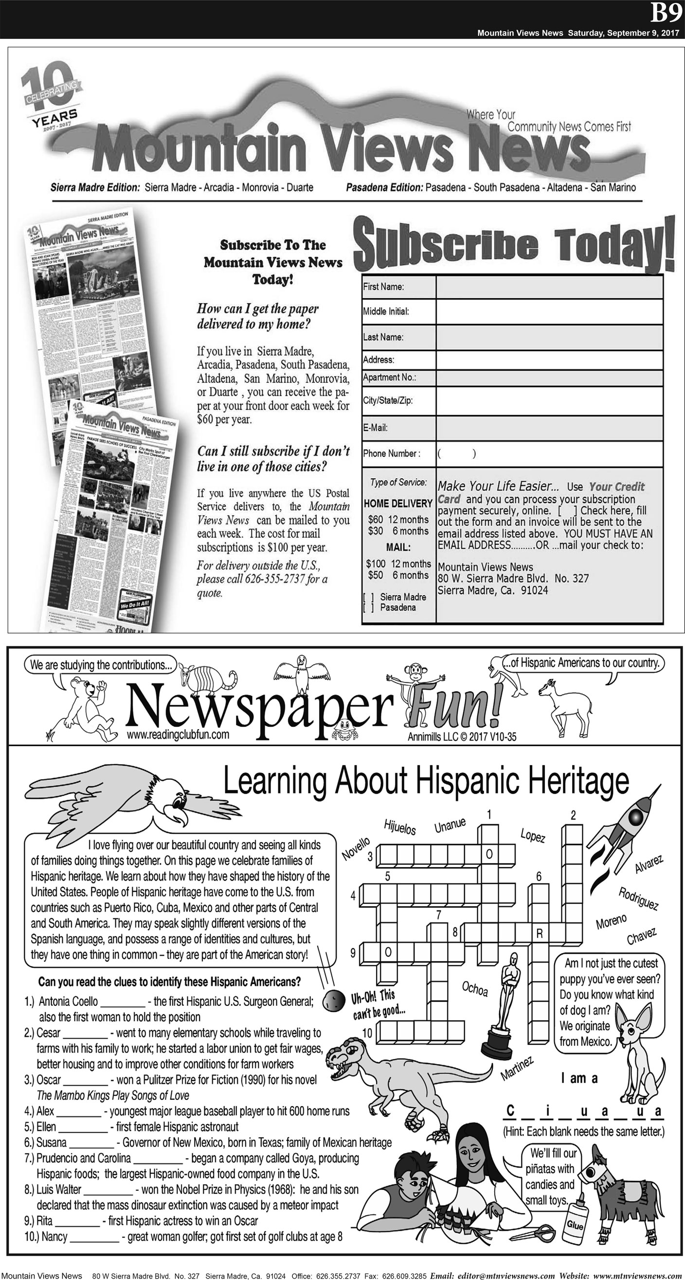 MVNews this week:  Page B:9