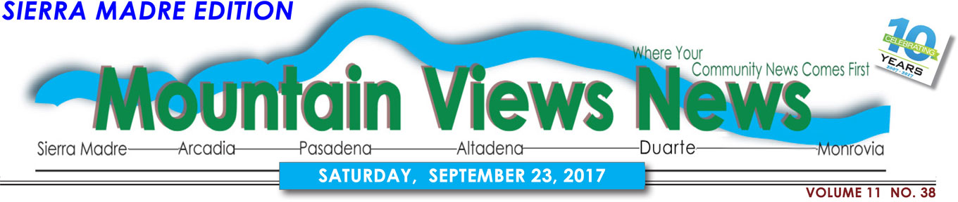 Mountain Views News, Sierra Madre edition