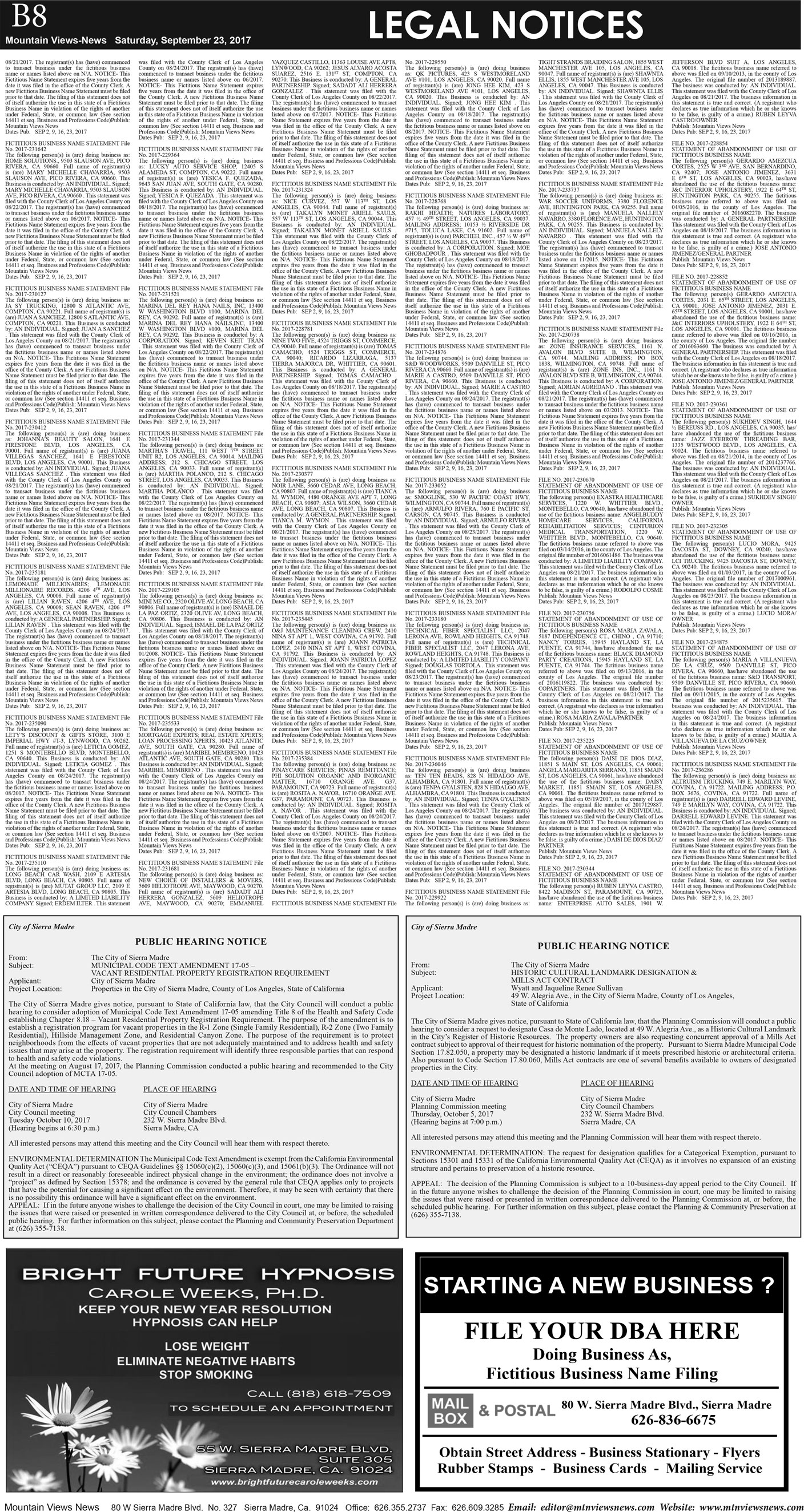 MVNews this week:  Page B:8