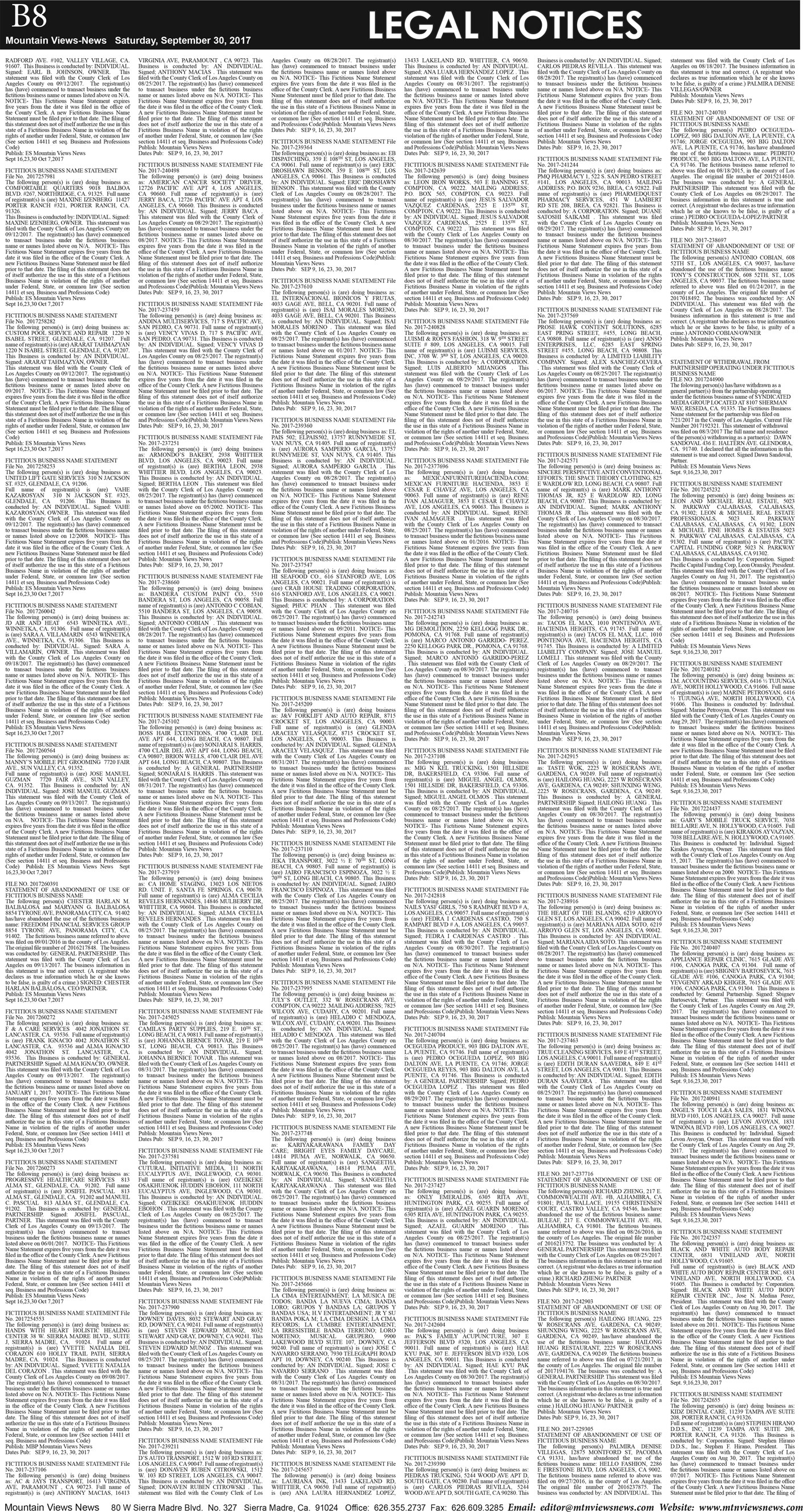 MVNews this week:  Page B:8