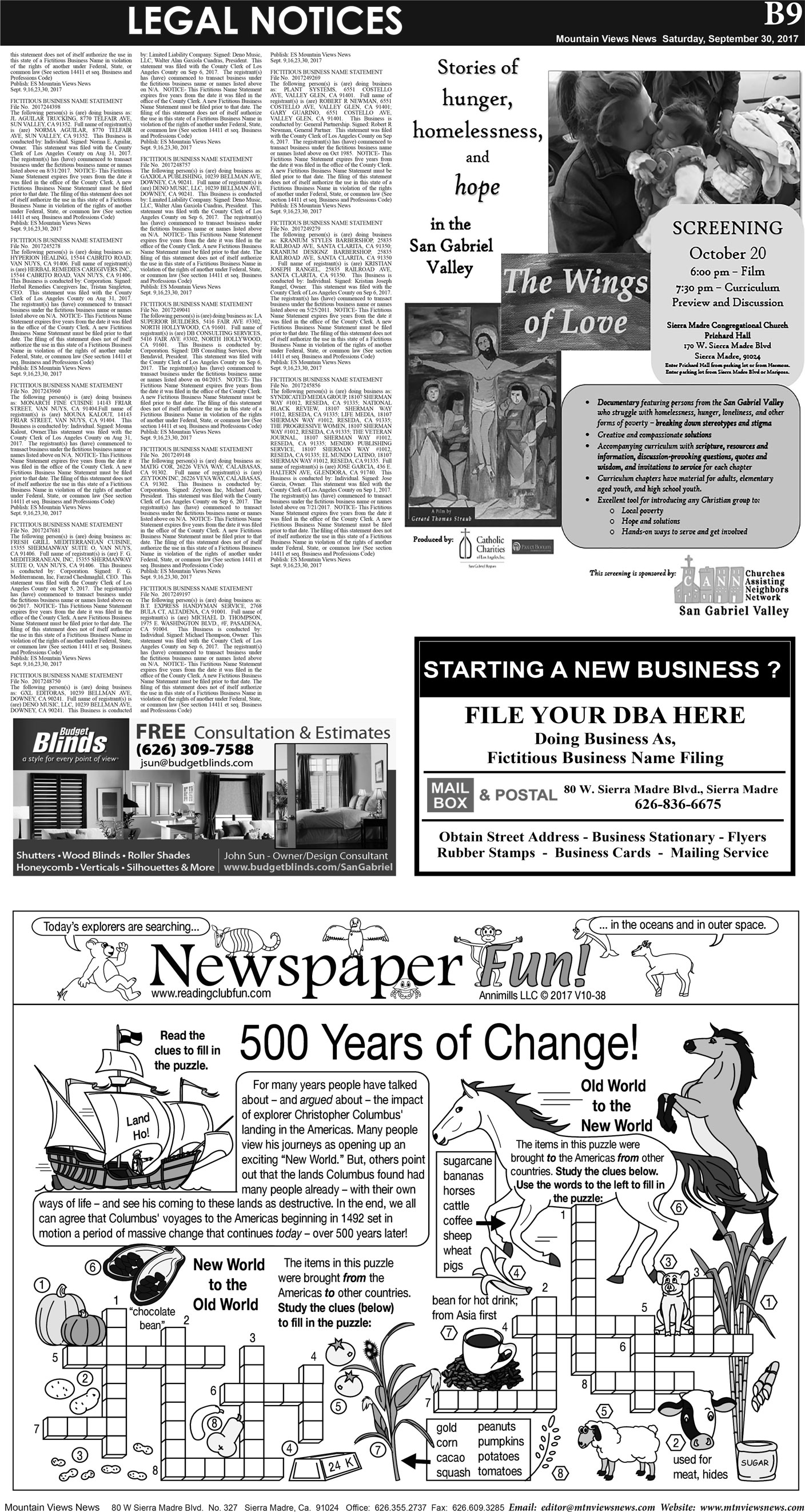 MVNews this week:  Page B:9