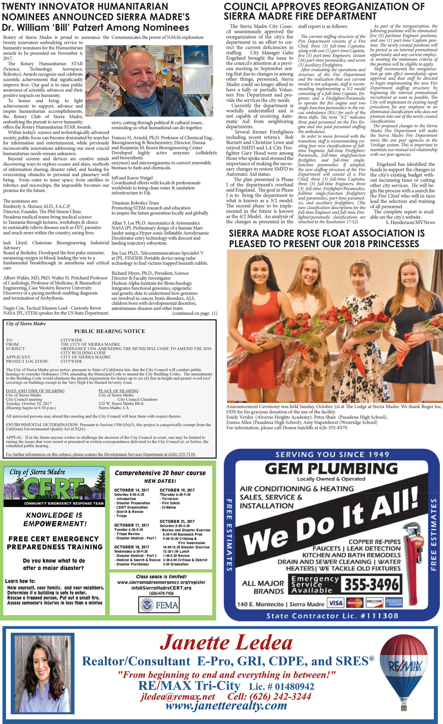 MVNews this week:  Page 1