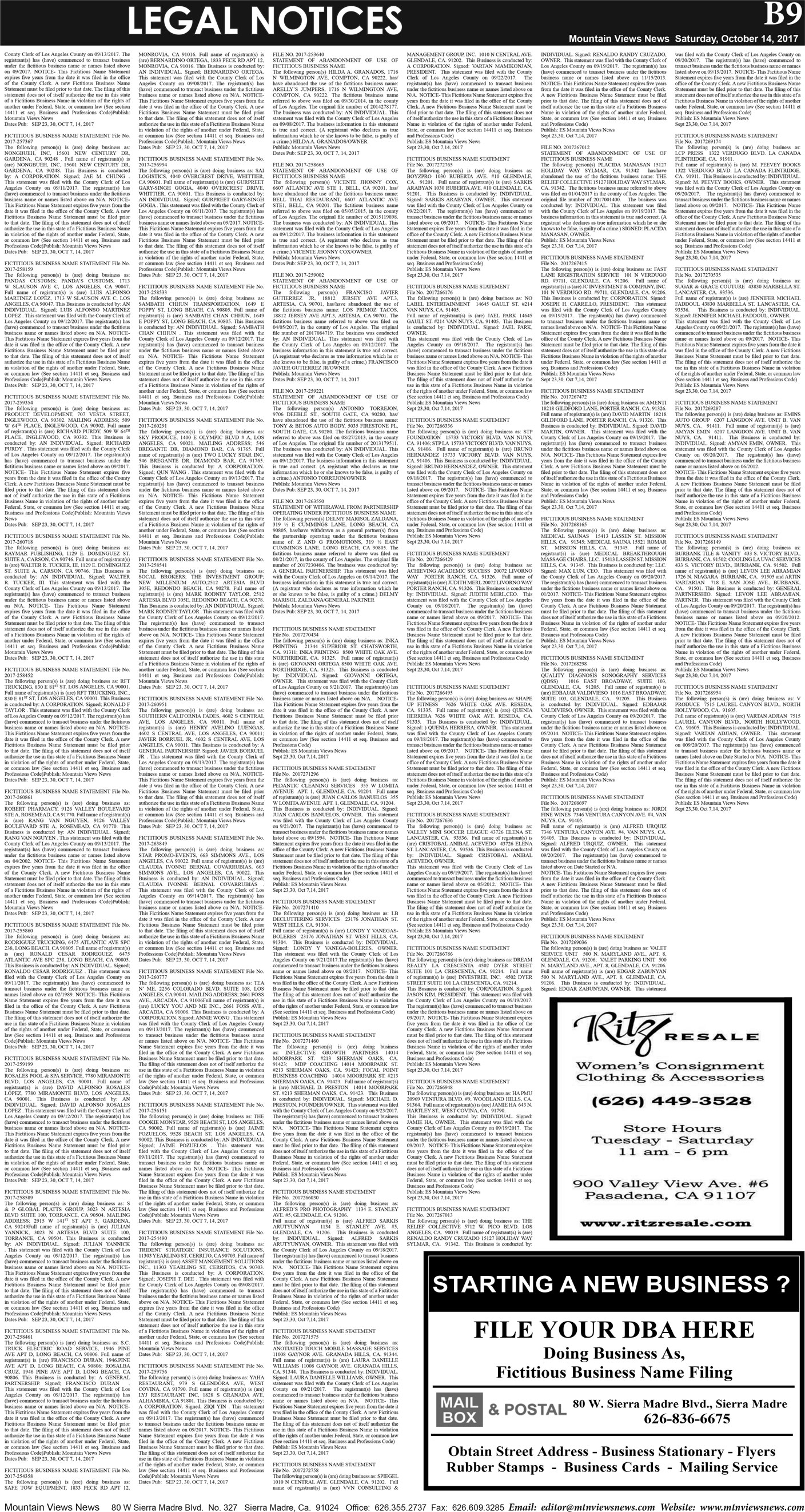 MVNews this week:  Page B:9