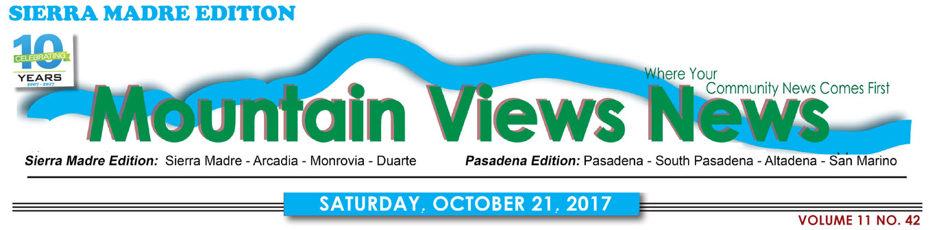 Mountain Views News, Sierra Madre edition