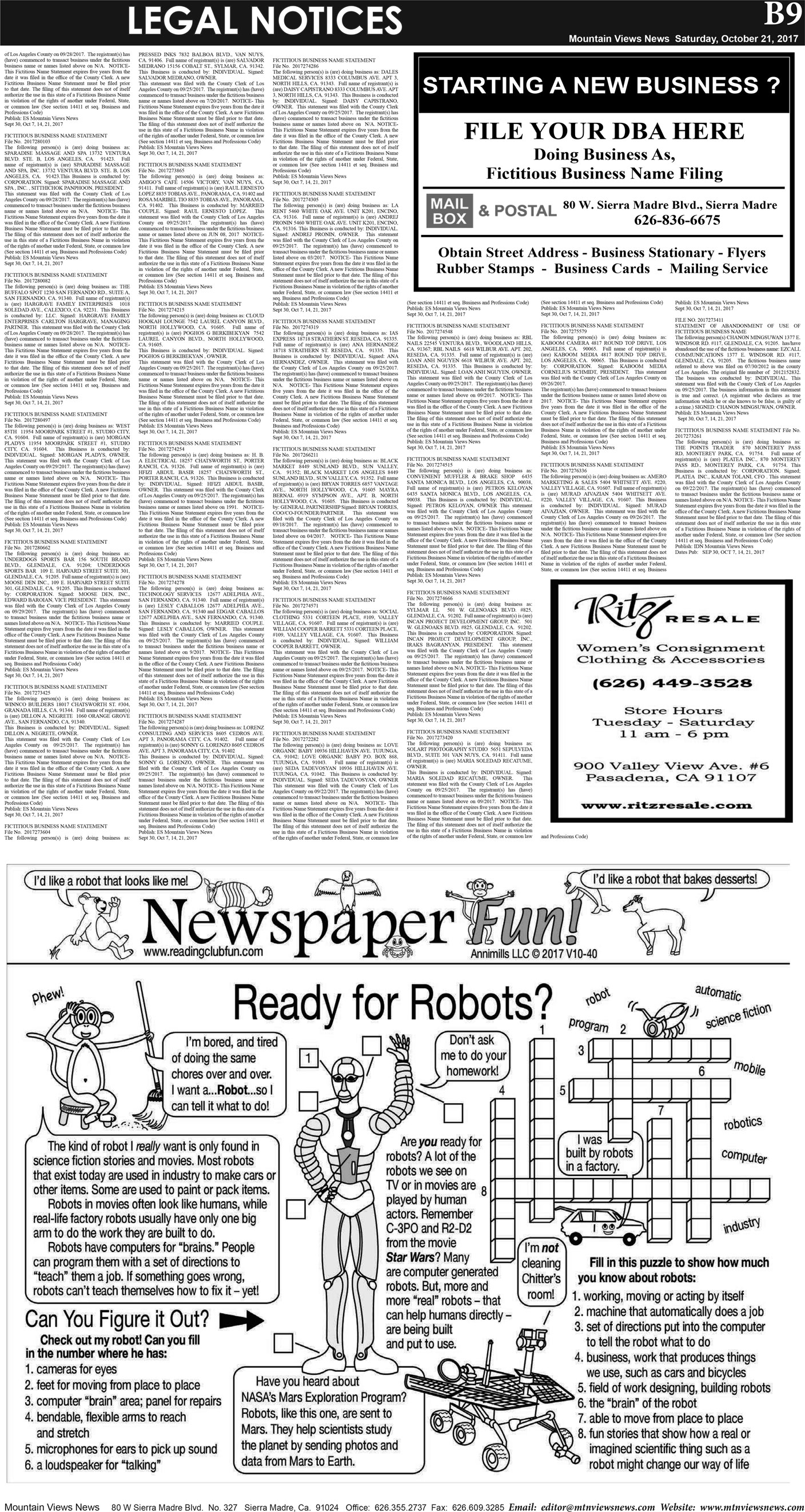 MVNews this week:  Page B:9