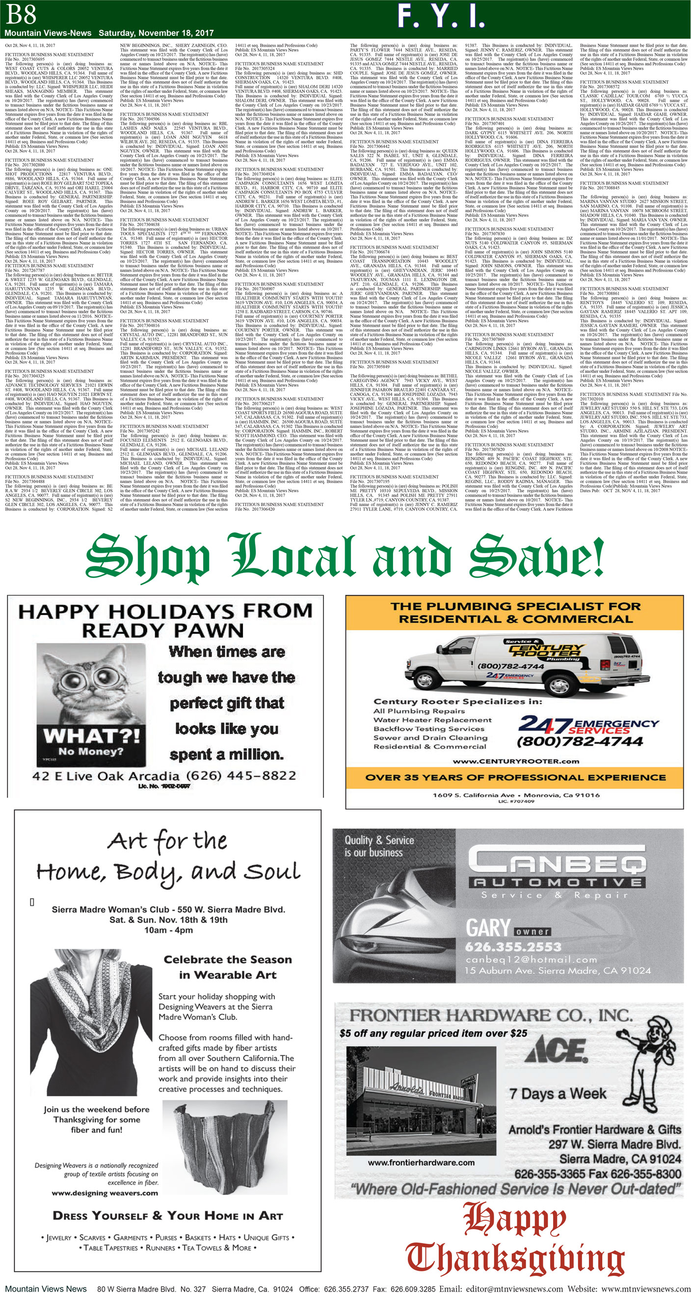 MVNews this week:  Page B:8