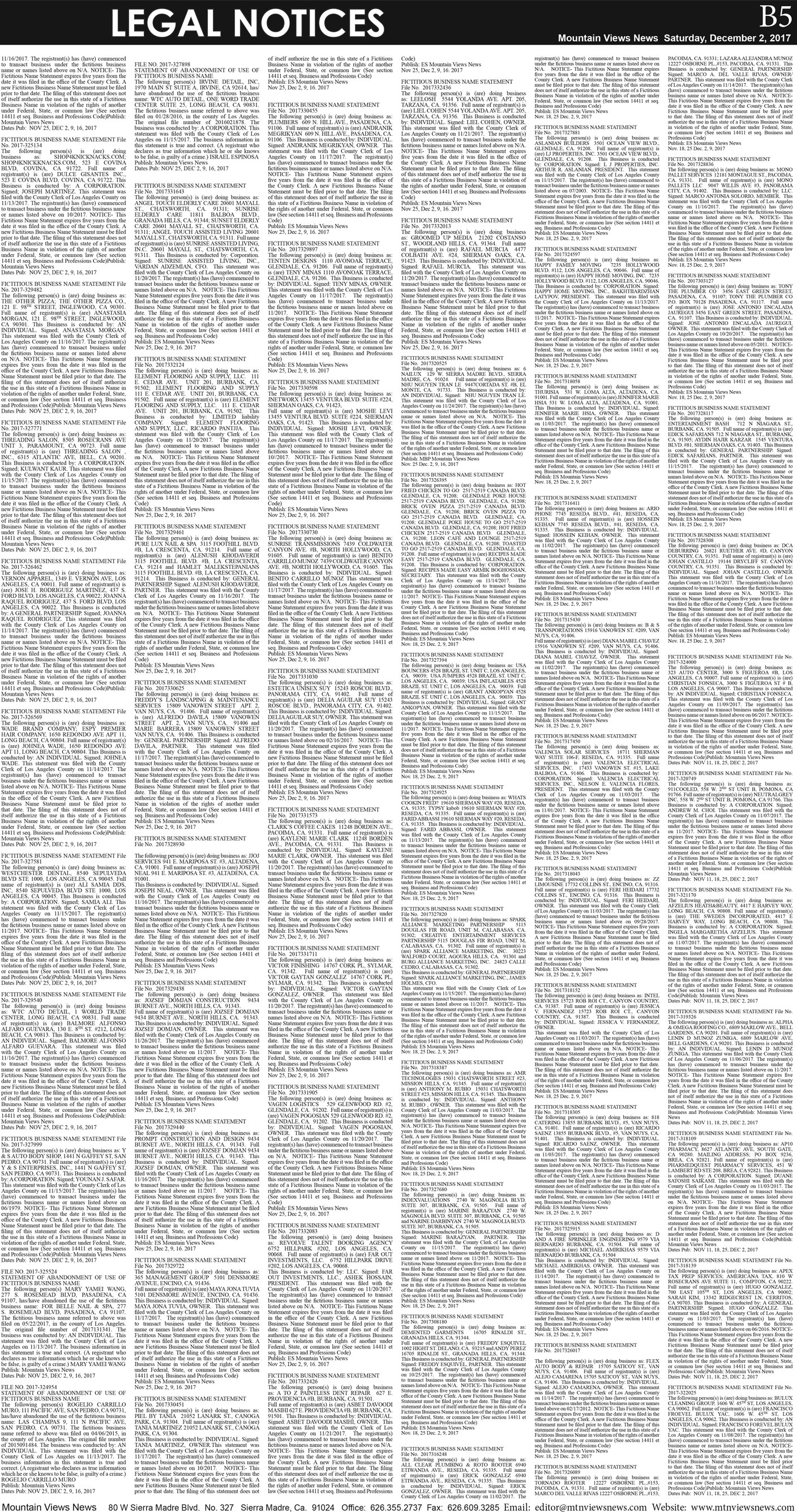 MVNews this week:  Page B:5